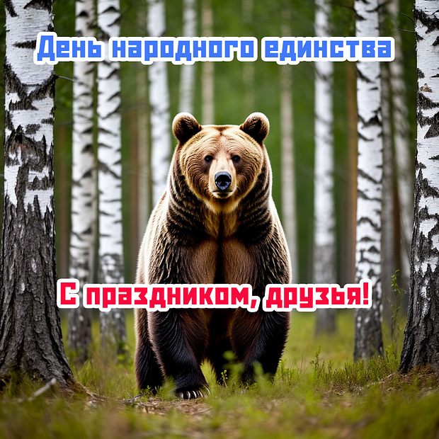 Красивая картинка на День народного единства №2263. Открытки. Готовые открытки с днем народного единства.