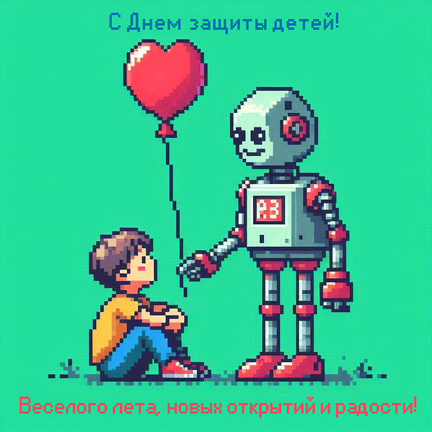 Красивая картинка на День защиты детей №2166. Открытки. Готовые открытки с днем защиты детей.