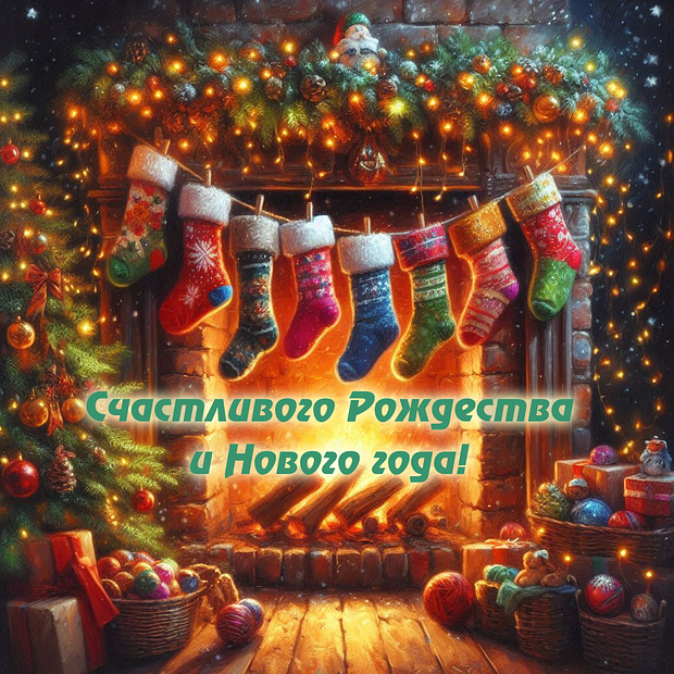 Бесплатная открытка на католическое Рождество №2084. Открытки. Готовые открытки с католическим Рождеством.