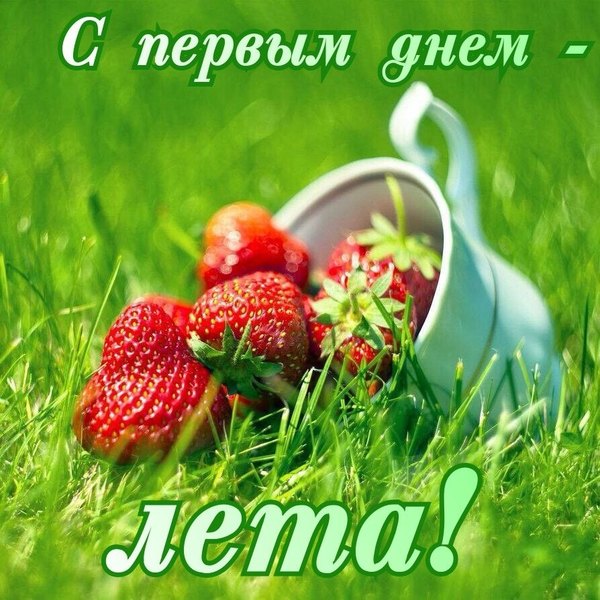 Открытки С первым днем лета №835. Открытки. Готовые открытки с первым днем лета.