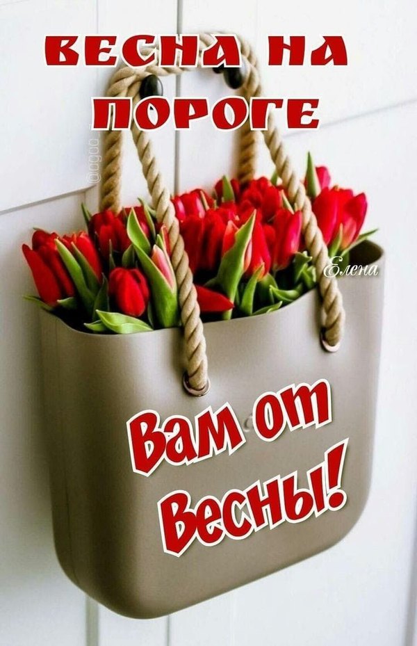 Весна на пороге. Вам от весны. Открытки С Весной №1064. Открытки. Готовые открытки с весной.