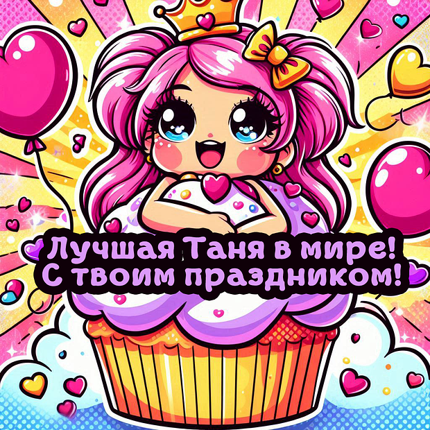 Открытка на Татьянин день 25 января №2209. Открытки. Готовые открытки на Татьянин день.