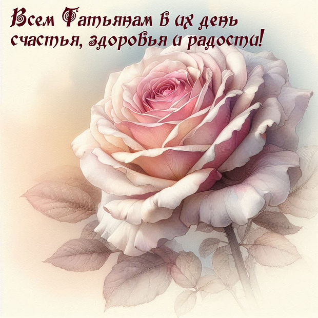Скачать бесплатно открытку с Татьяниным днем №2218. Открытки. Готовые открытки на Татьянин день.