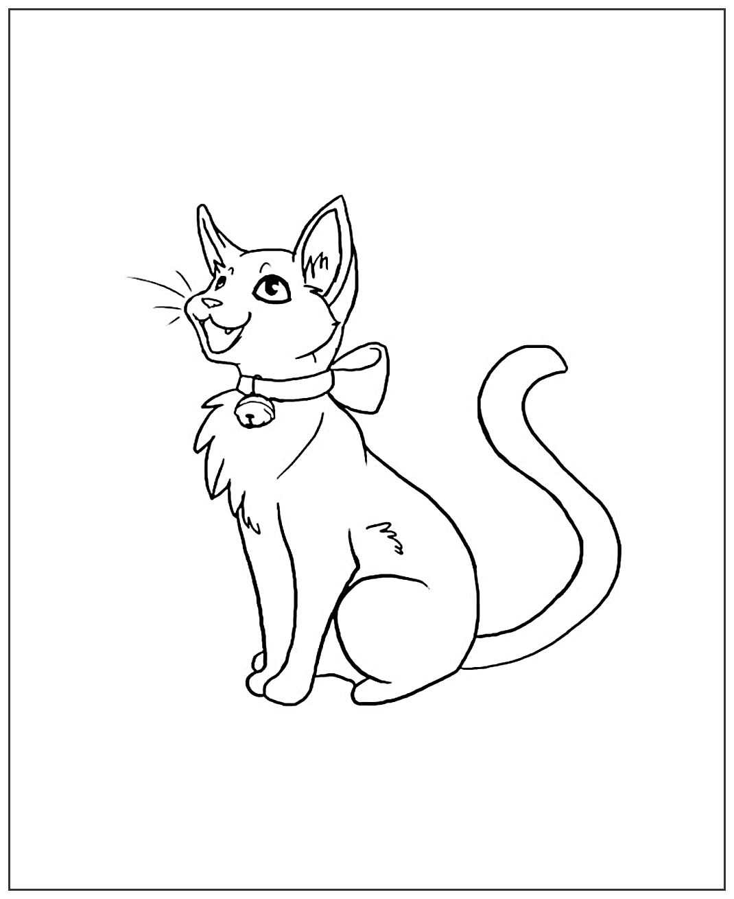 Кошачья радость №1959. Популярные раскраски. Коты, кошки, котята.
