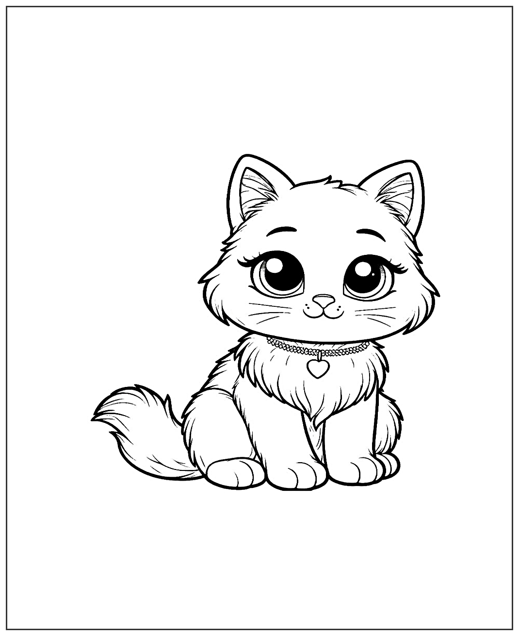 Киска №2006. Популярные раскраски. Коты, кошки, котята.
