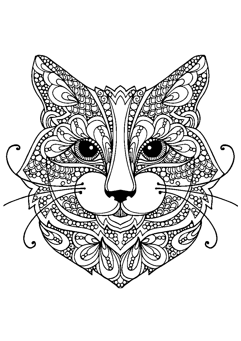 Котофей №115. Популярные раскраски. Коты, кошки, котята.