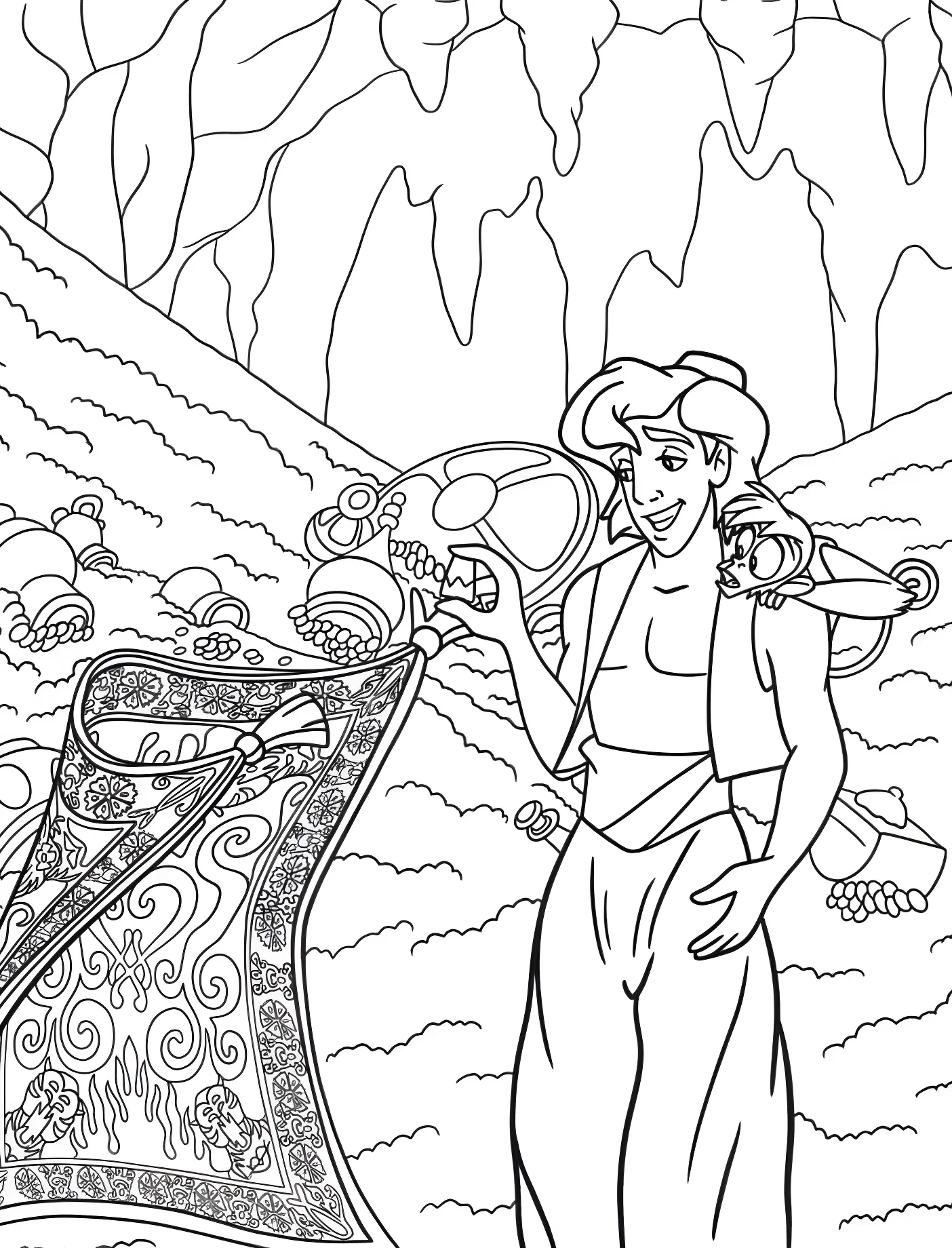 Аладдин и сокровища №10863. Принцессы. Принцесса Жасмин (Aladdin).