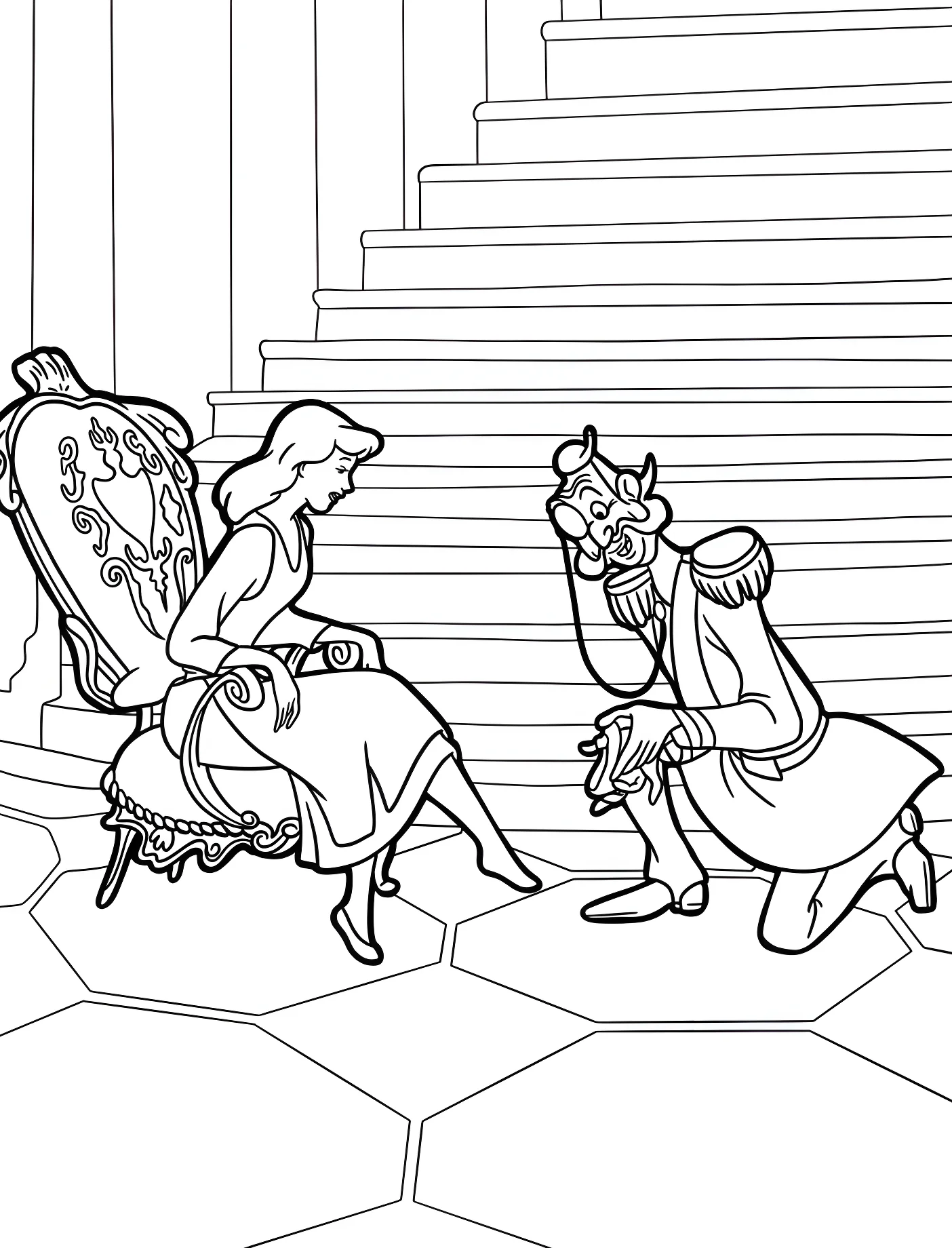 Золушка и герцог №10964. Принцессы. Золушка (Cinderella).