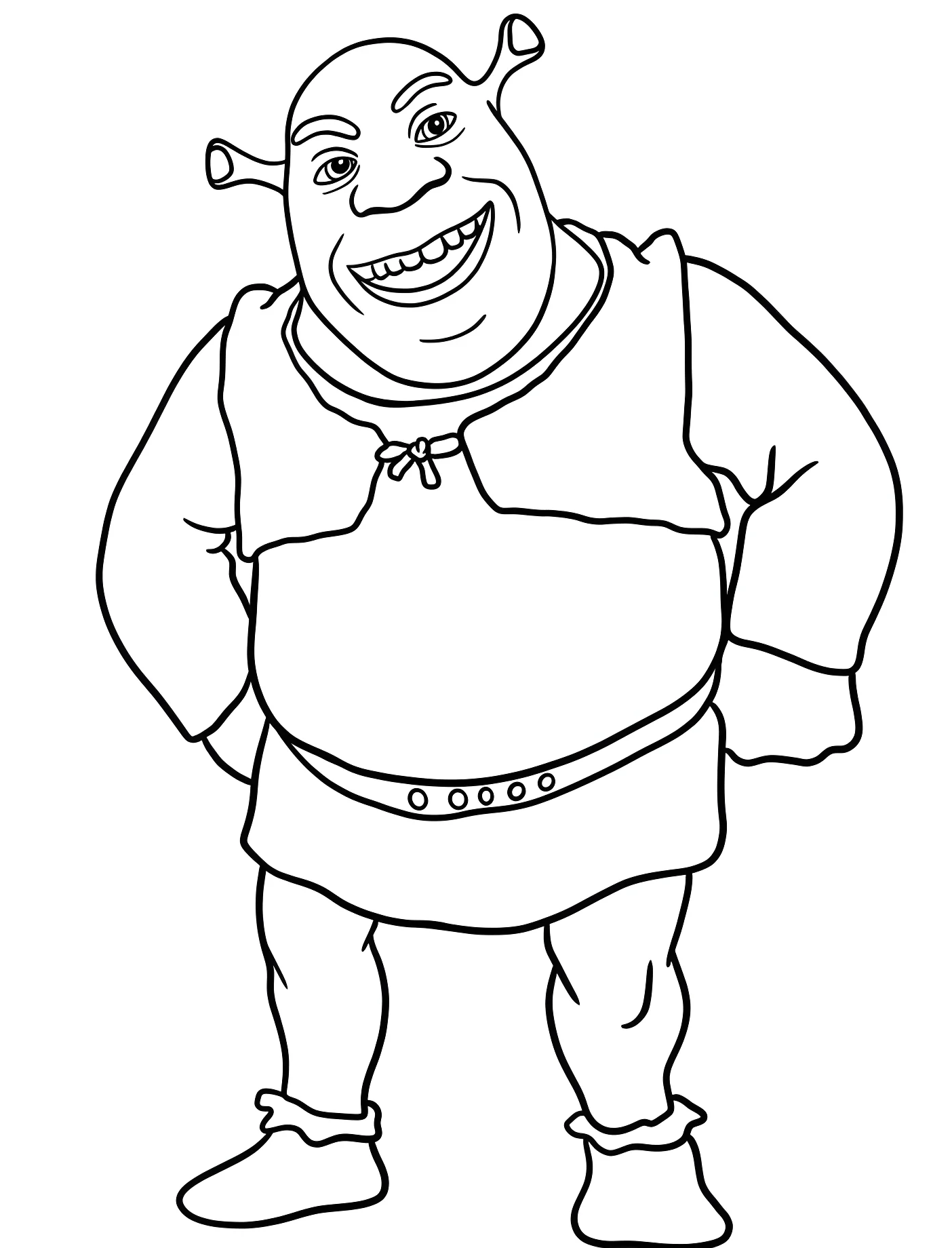 Забавный Шрек для малышей №11350. Принцессы. Принцесса Фиона и Шрек (Shrek).
