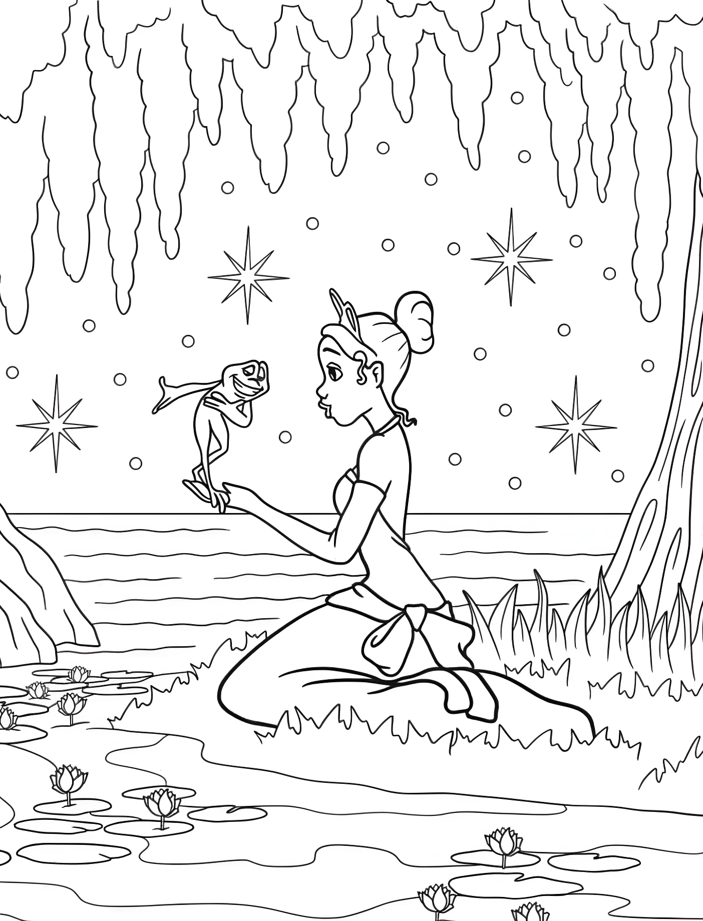 Принцесса и лягушонок №11216. Принцессы. Принцесса и лягушка (The Princess and the Frog).