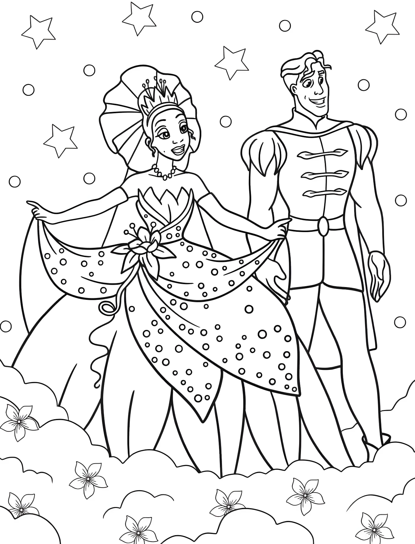 Тиана и принц Навин №11217. Принцессы. Принцесса и лягушка (The Princess and the Frog).