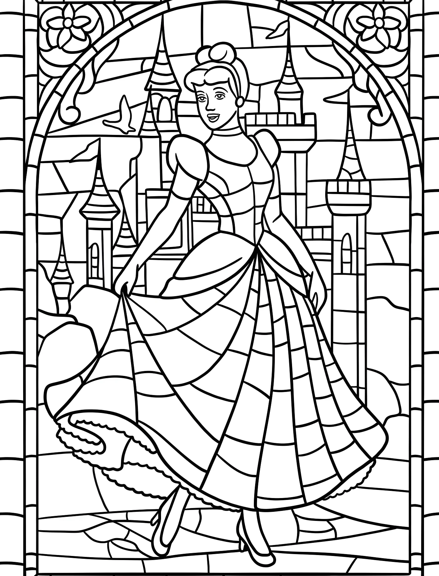 Прекрасная Золушка и замок №10983. Принцессы. Золушка (Cinderella).