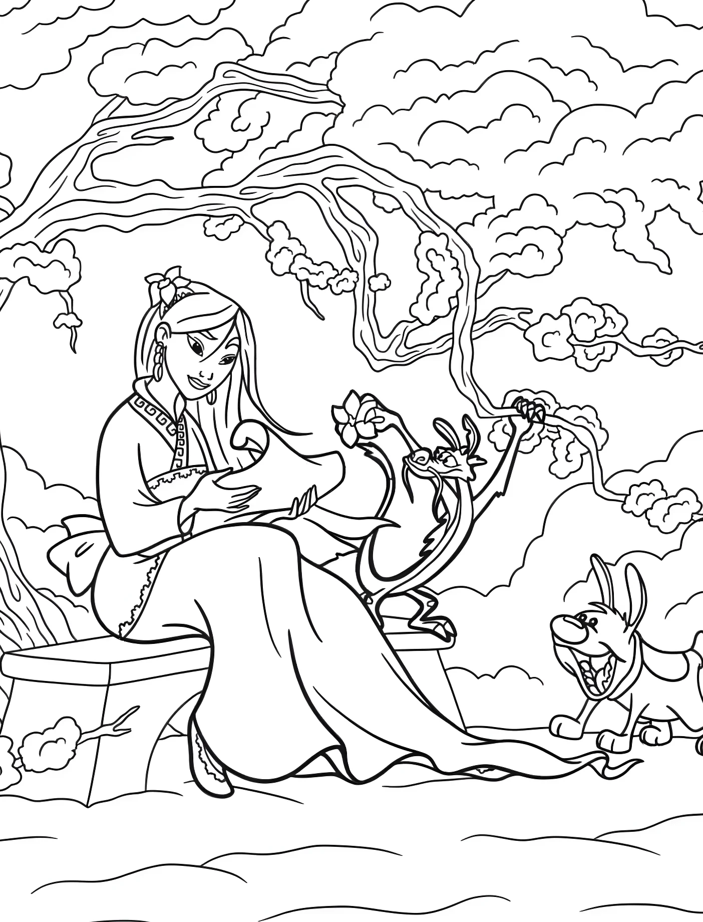Мулан с друзьями №11174. Принцессы. Мулан (Mulan).