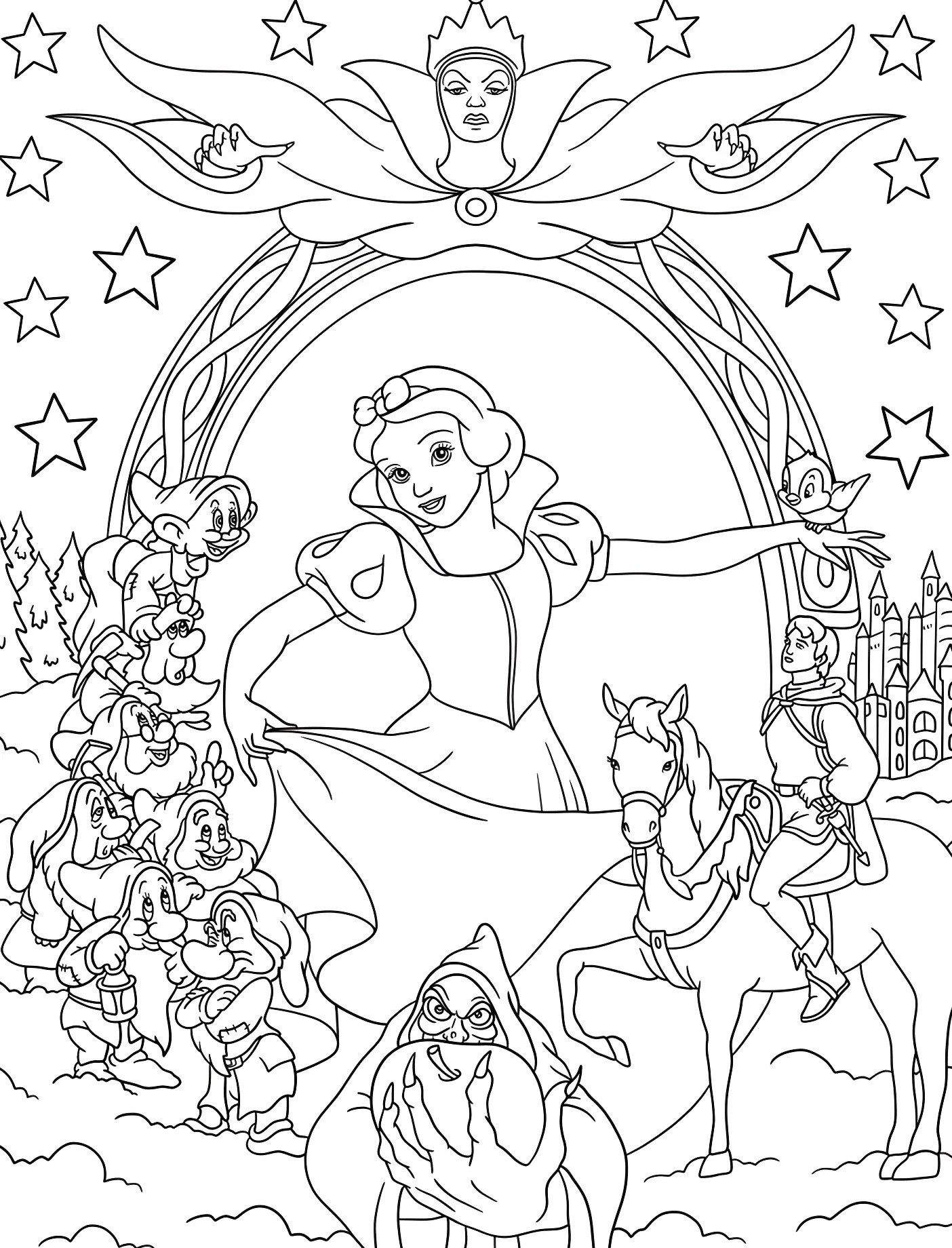 Белоснежка и гномы №11424. Принцессы. Белоснежка (Snow White).