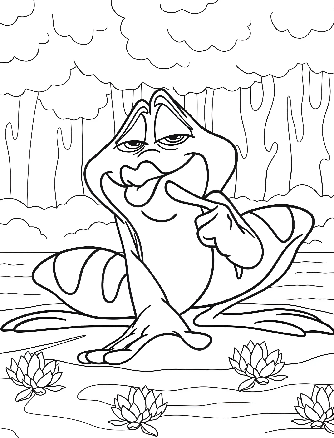 Забавный лягушонок №11223. Принцессы. Принцесса и лягушка (The Princess and the Frog).