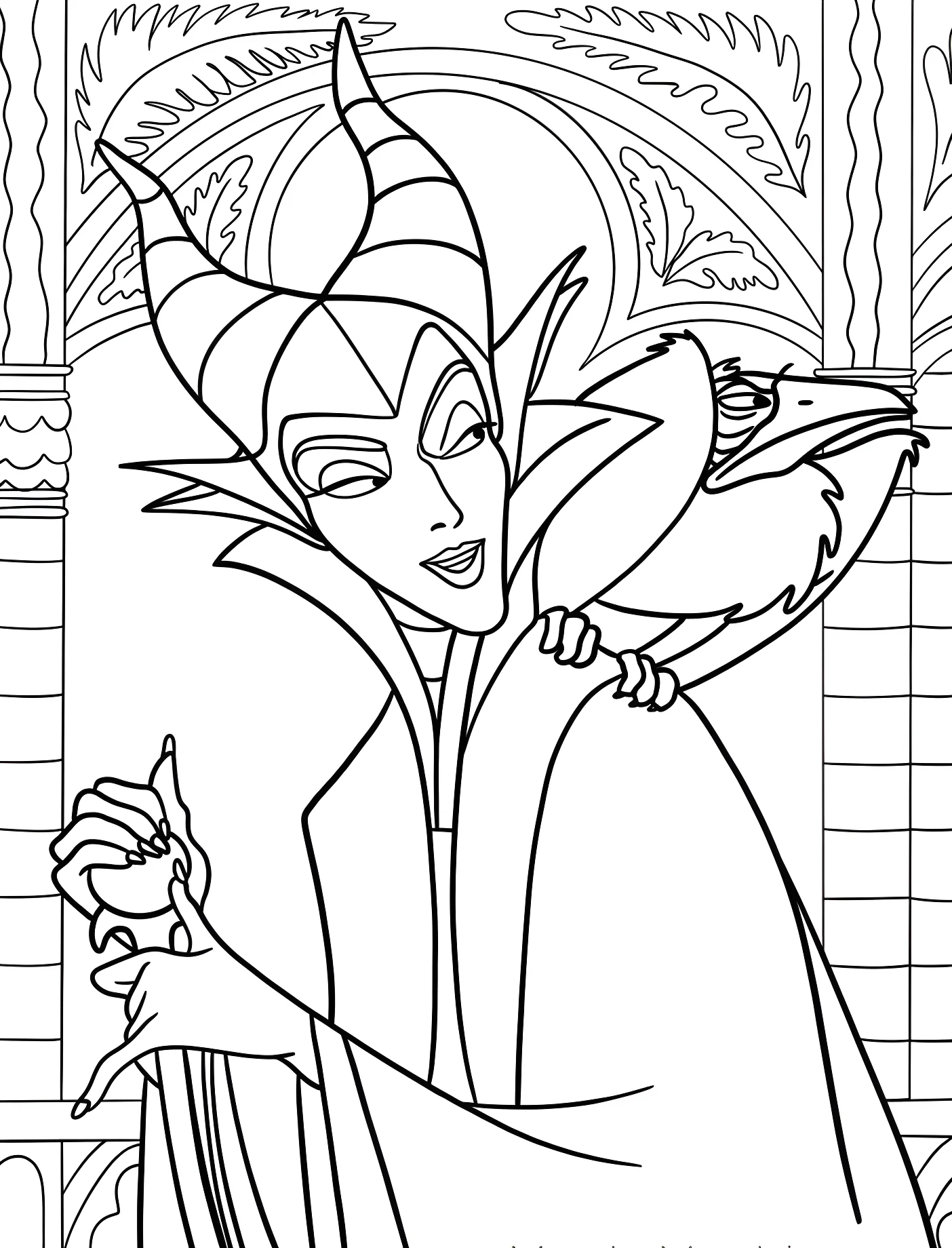 Злая фея Малефисента №11392. Принцессы. Спящая красавица (Sleeping Beauty).