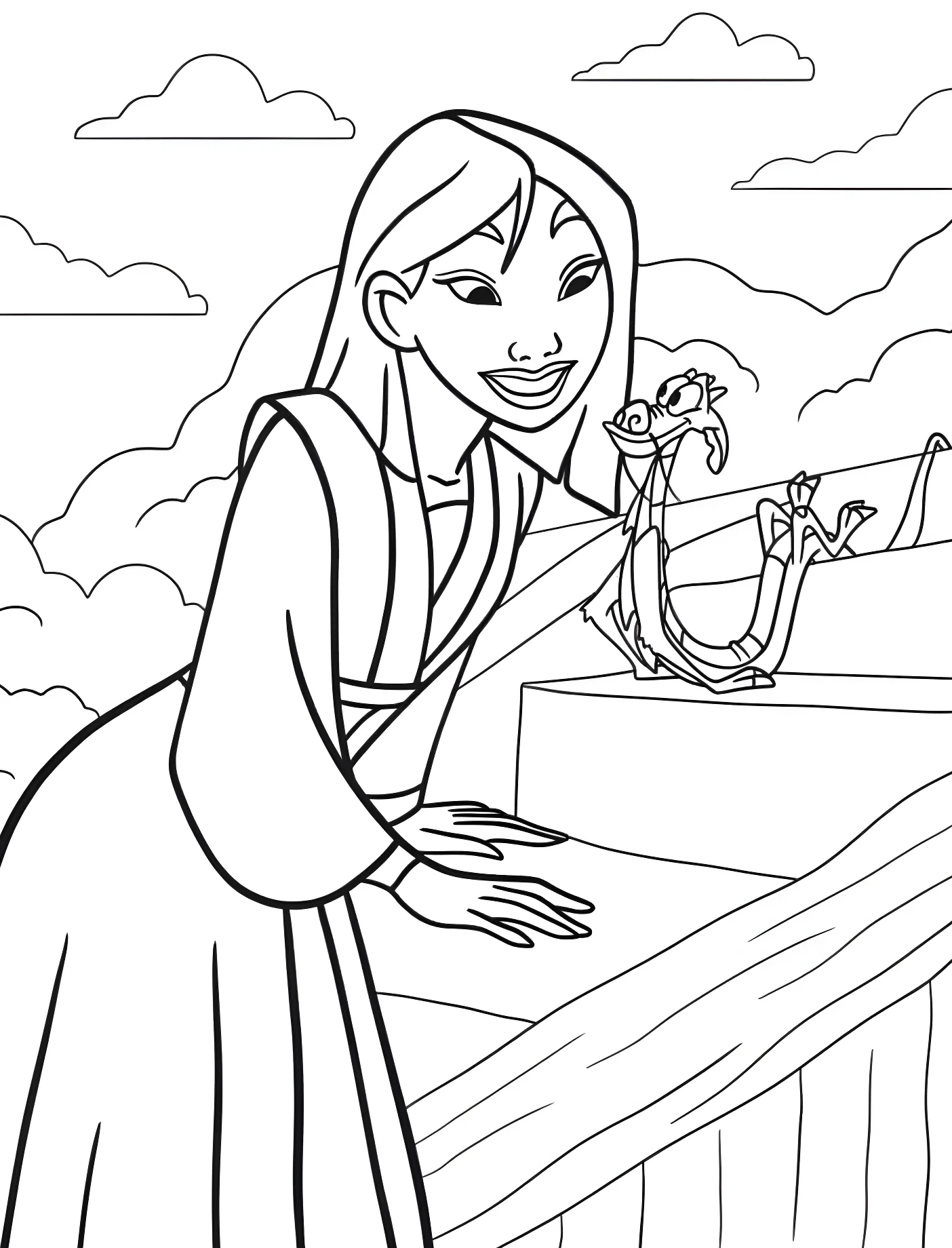 Мулан и дракон Мушу №11182. Принцессы. Мулан (Mulan).