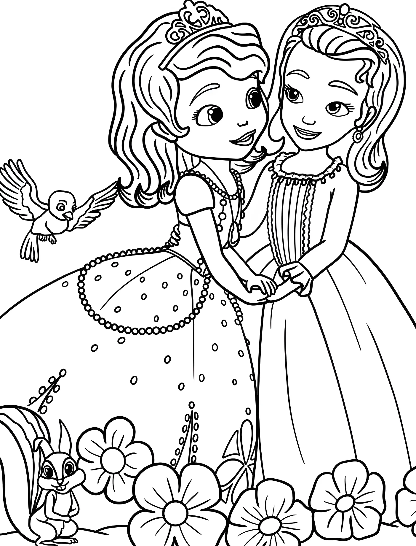 Принцесса София и принцесса Эмбер №11464. Принцессы. София Прекрасная (Sofia the First).
