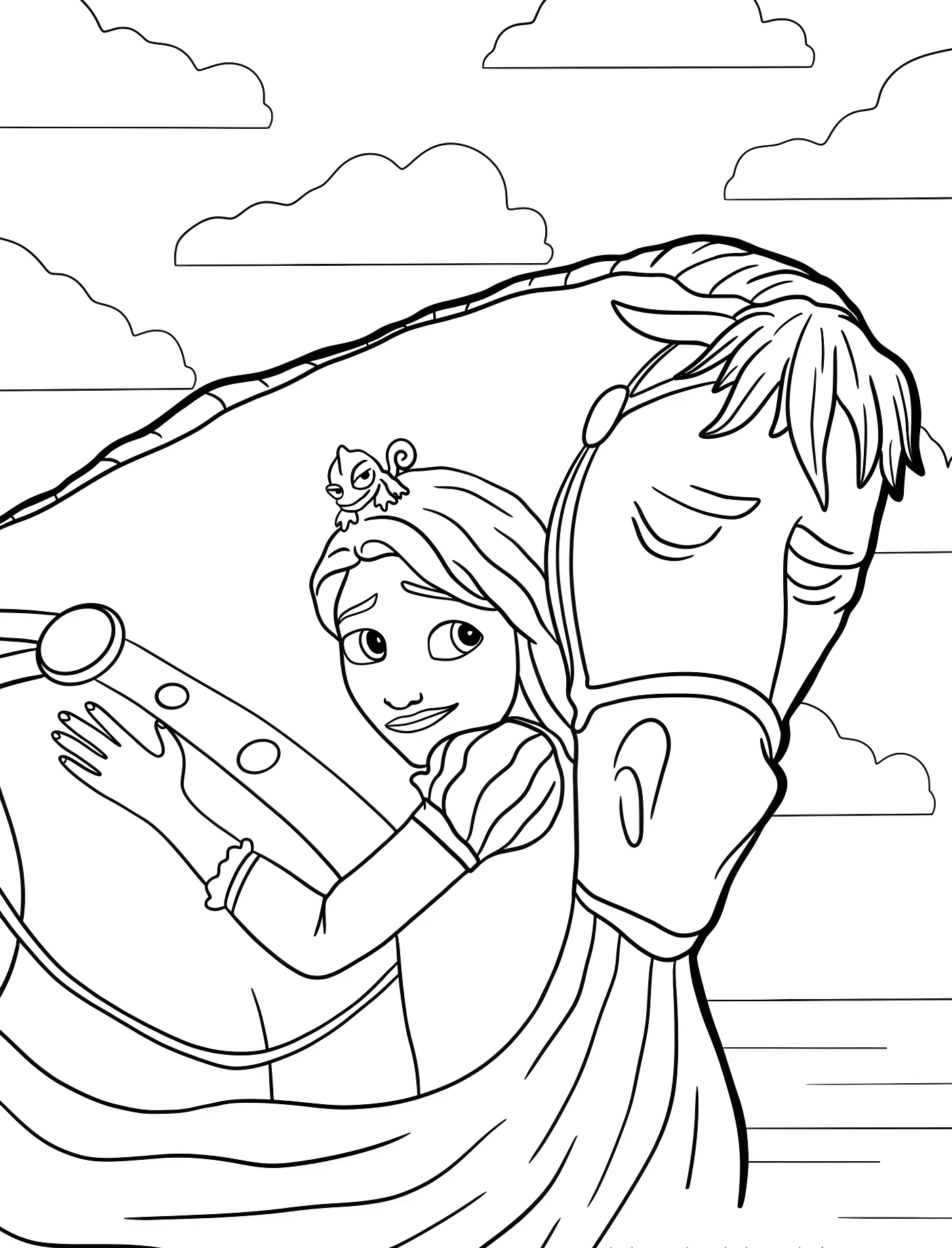 Рапунцель и Максимус №11490. Принцессы. Рапунцель: Запутанная история (Tangled).