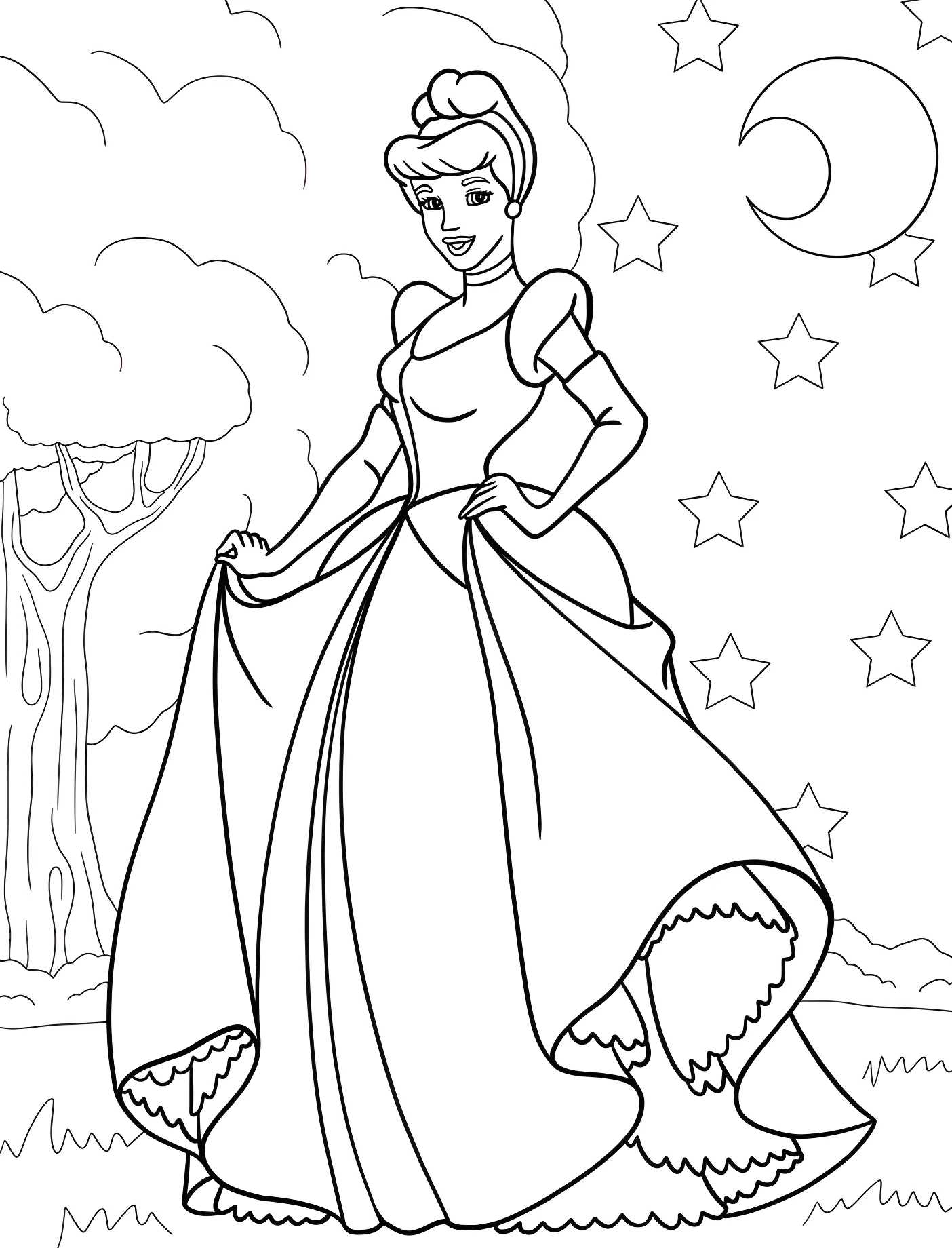Принцесса Золушка для творчества с детьми №10999. Принцессы. Золушка (Cinderella).