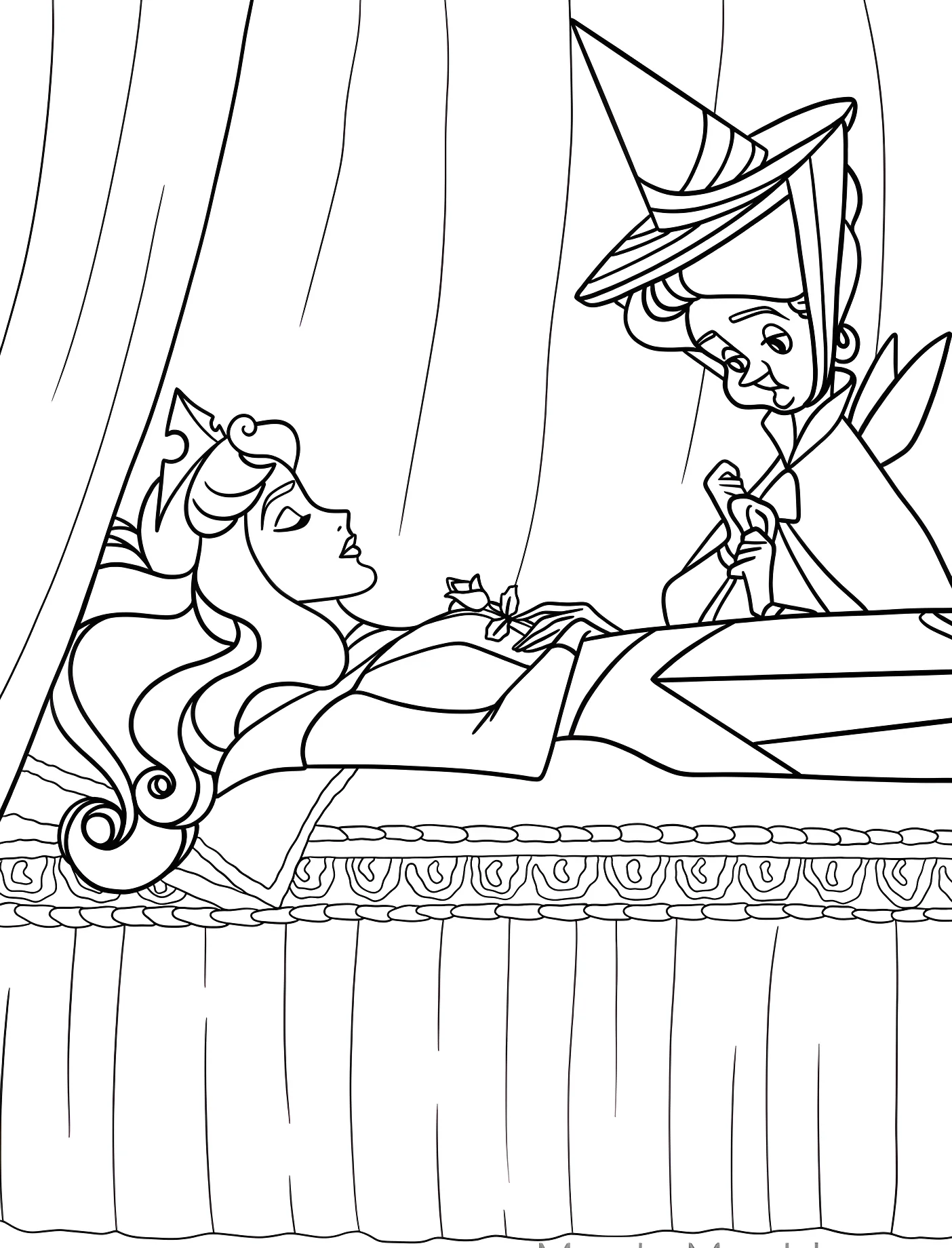 Спящая красавица №11407. Принцессы. Спящая красавица (Sleeping Beauty).
