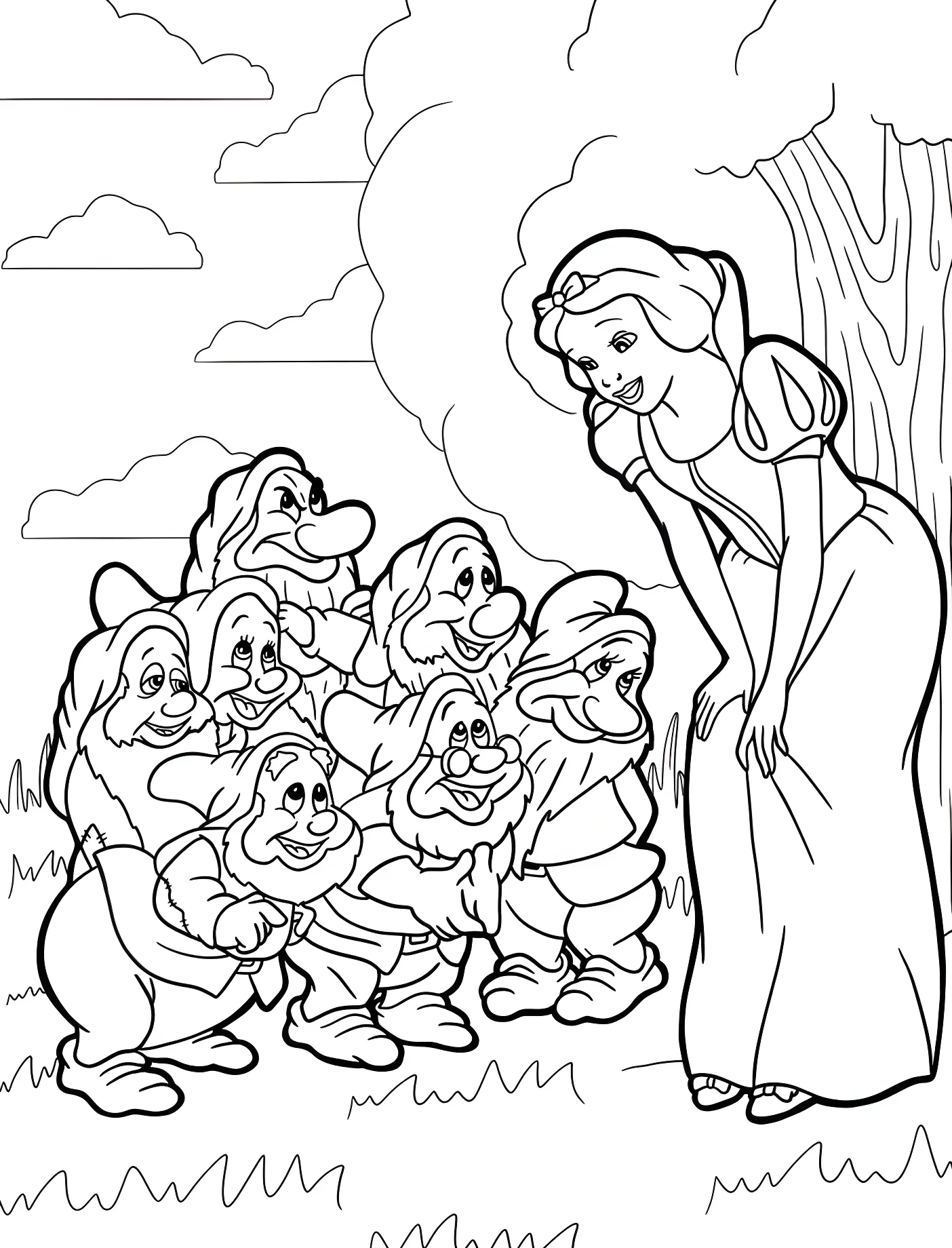 Белоснежка и семь гномов №11448. Принцессы. Белоснежка (Snow White).
