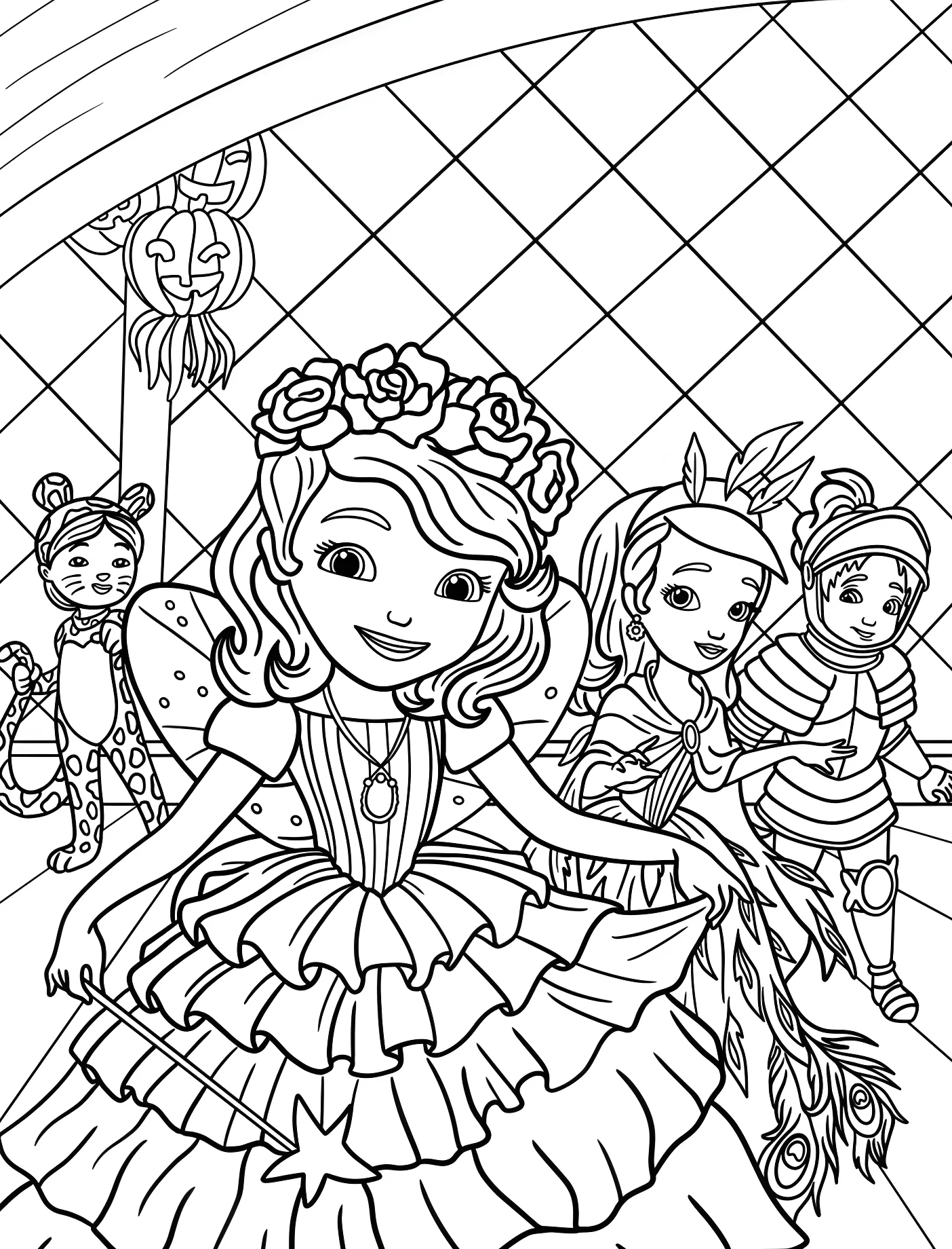 София Премного хорошая на Хэллоуин №11468. Принцессы. София Прекрасная (Sofia the First).