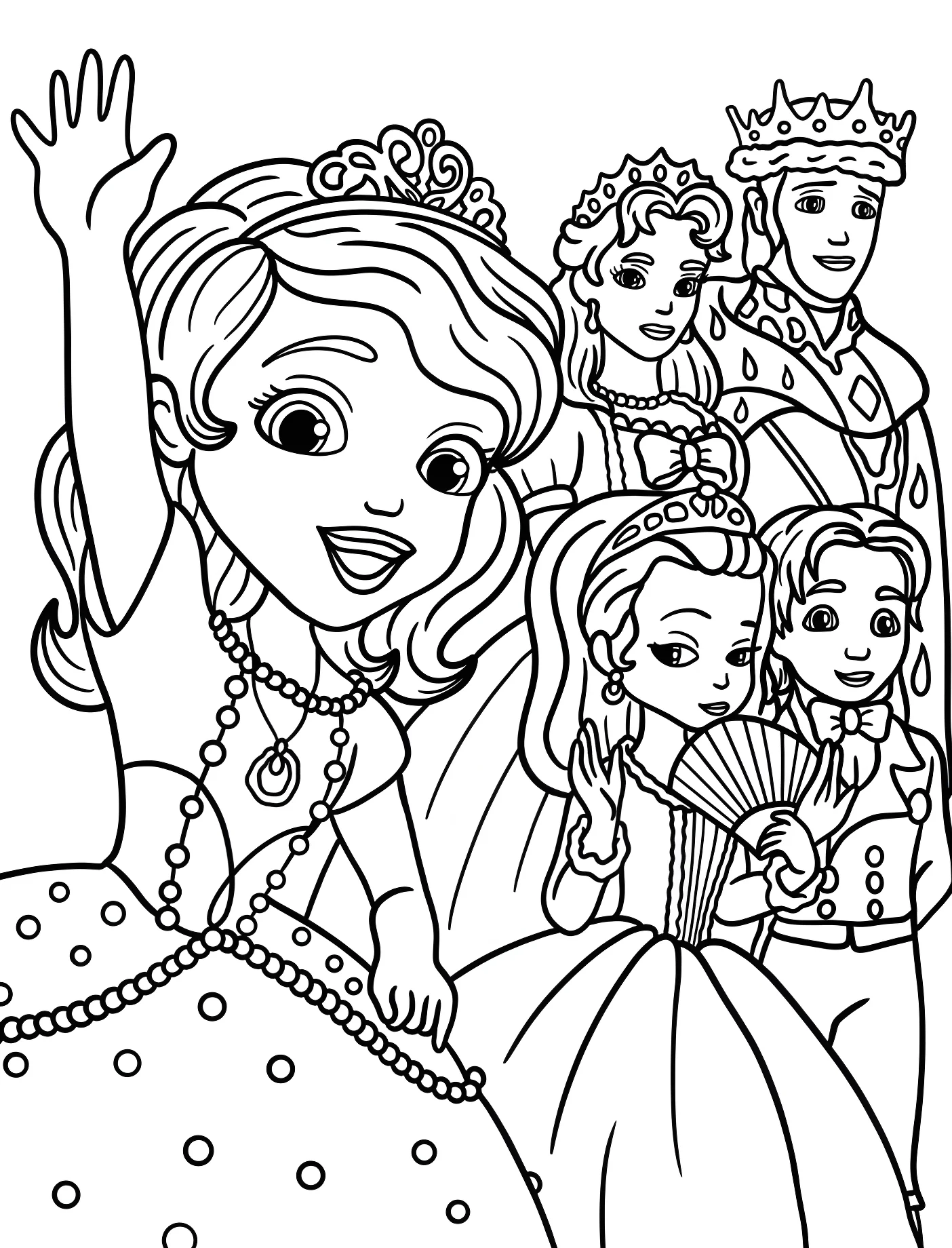 Принцесса София и королевская семья №11475. Принцессы. София Прекрасная (Sofia the First).