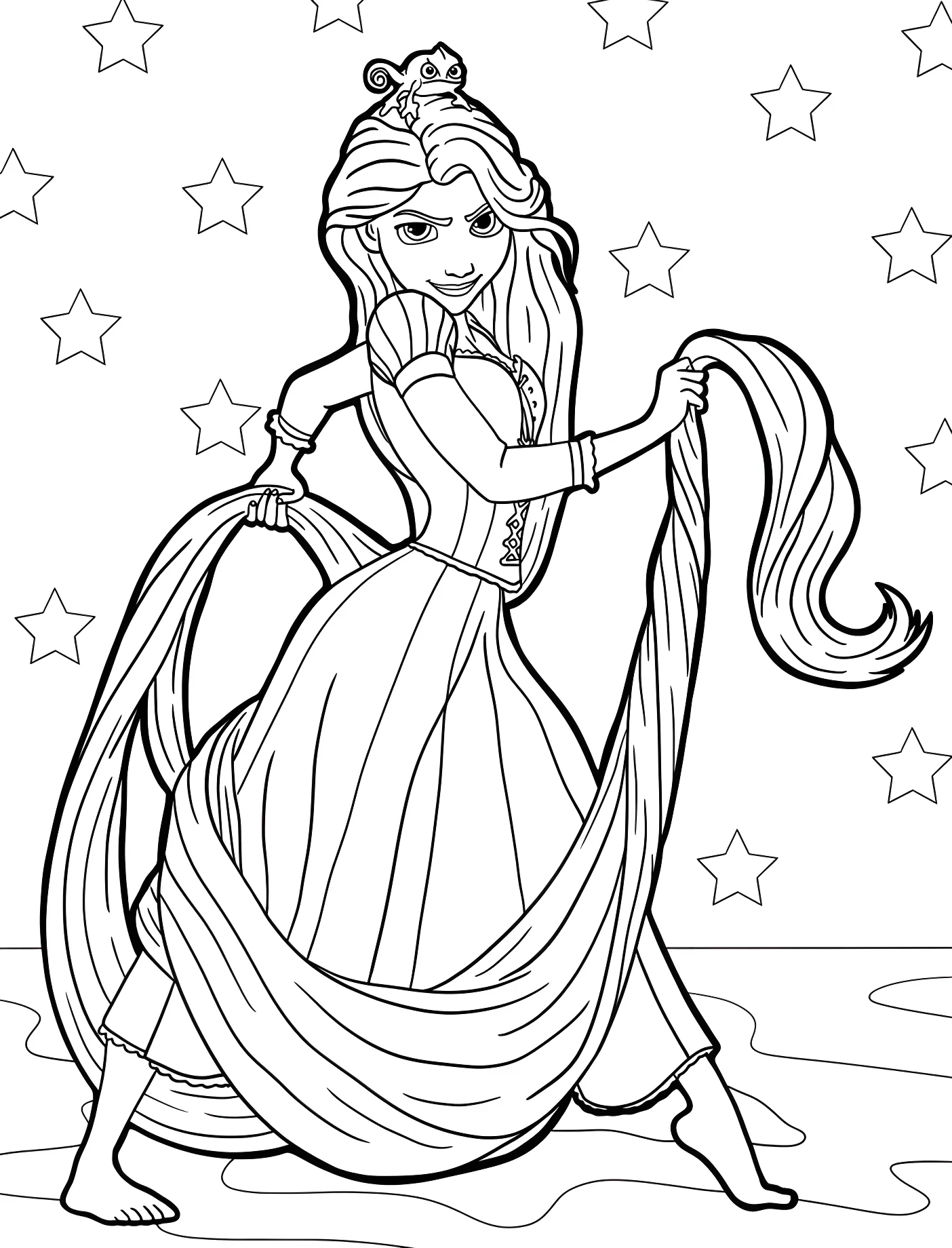 Принцесса Рапунцель №11495. Принцессы. Рапунцель: Запутанная история (Tangled).