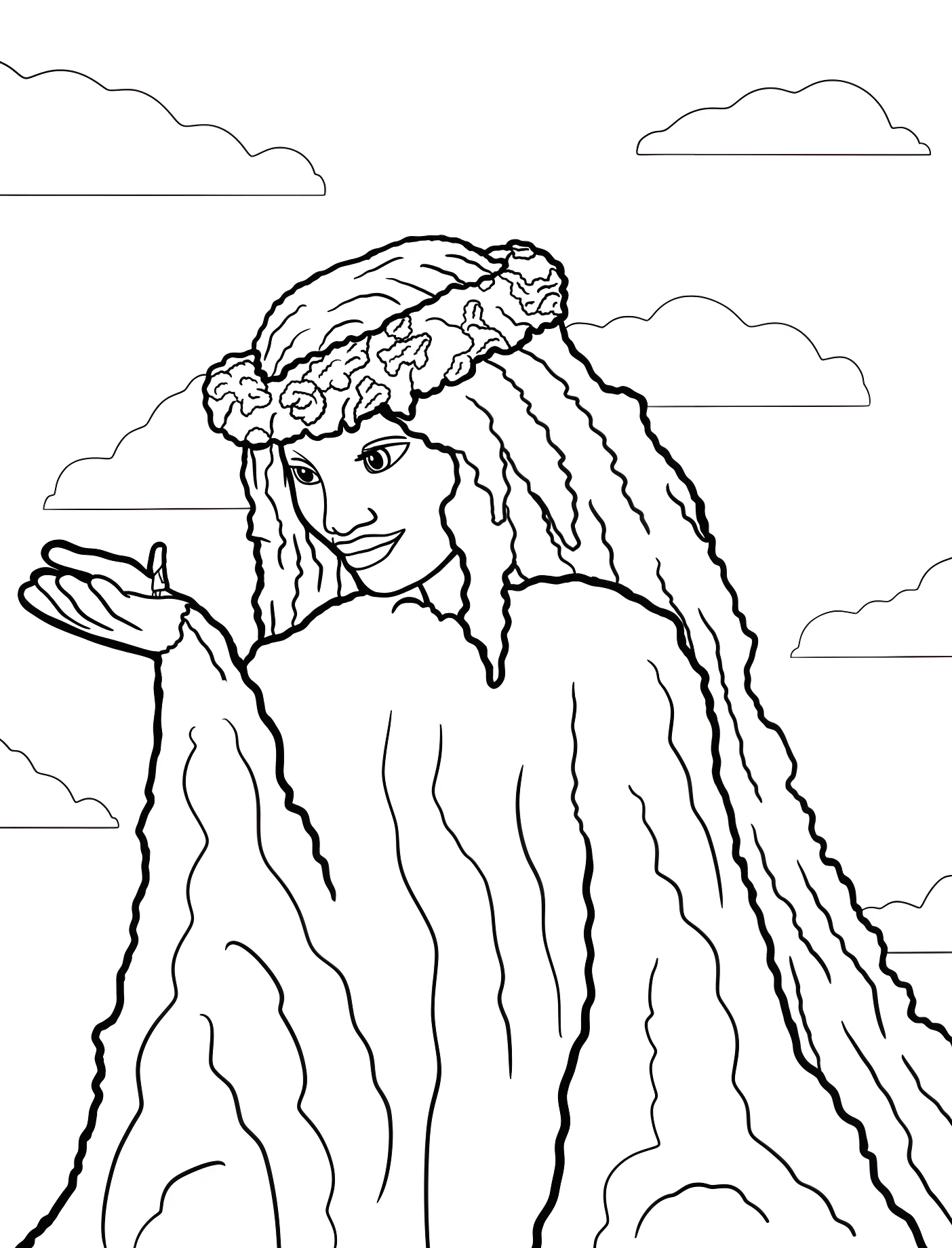 Те-Фити Мать-Природа из мультфильма Моана №11168. Принцессы. Моана (Moana).