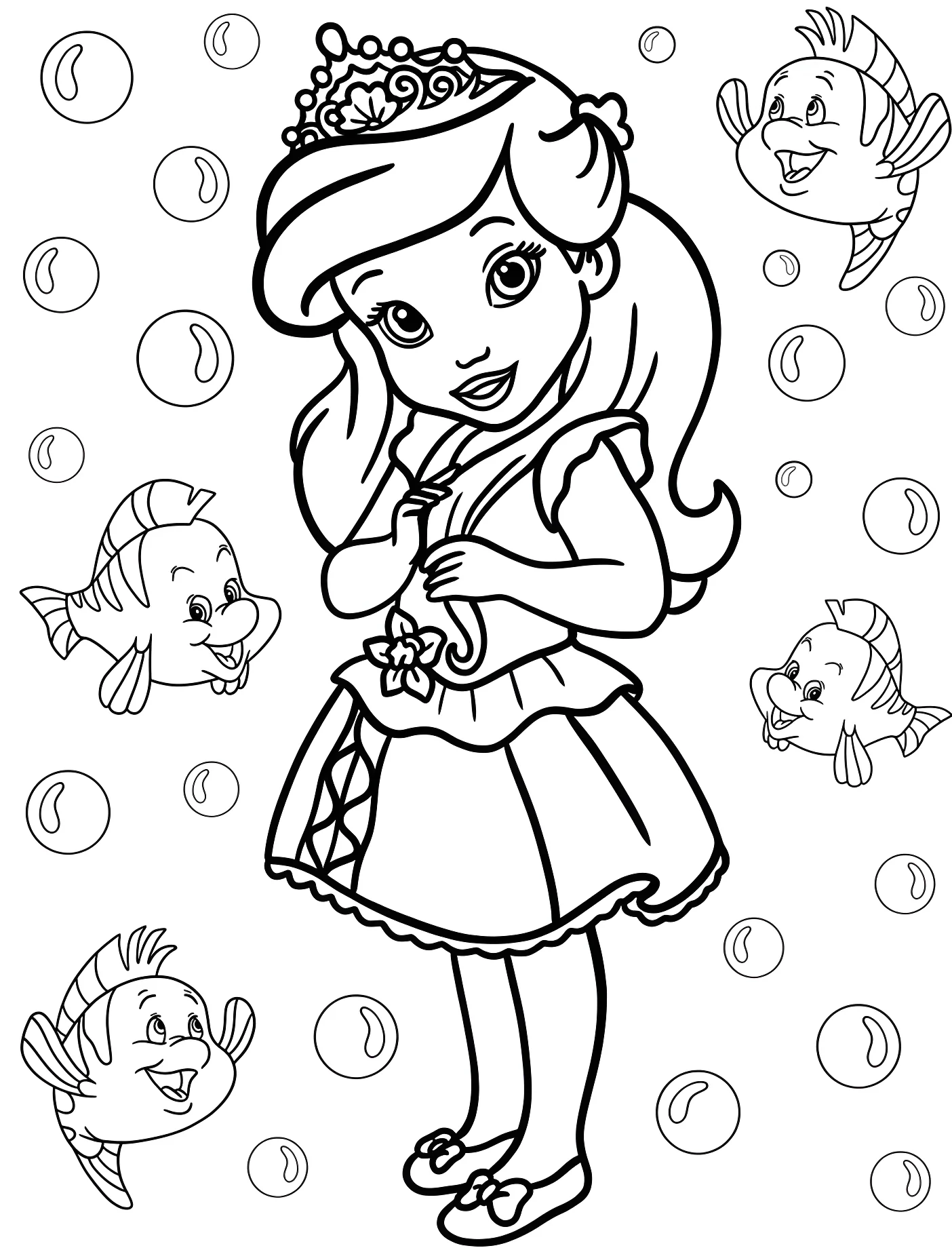 Молодая Ариэль №11036. Принцессы. Принцессы Disney (Disney Princess).