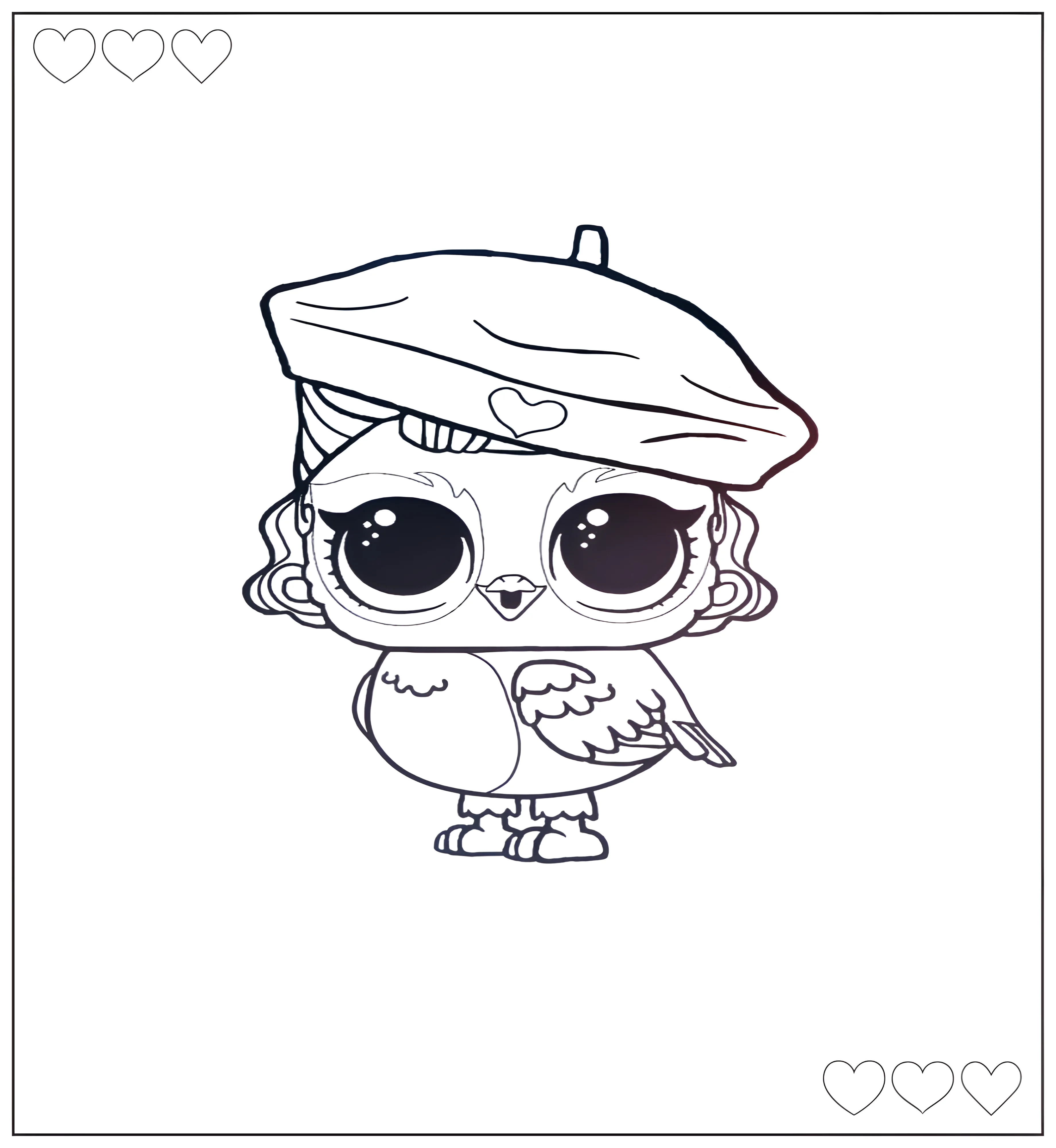 Angel Wings №792. Раскраски для девочек по категориям. Питомцы Лол.