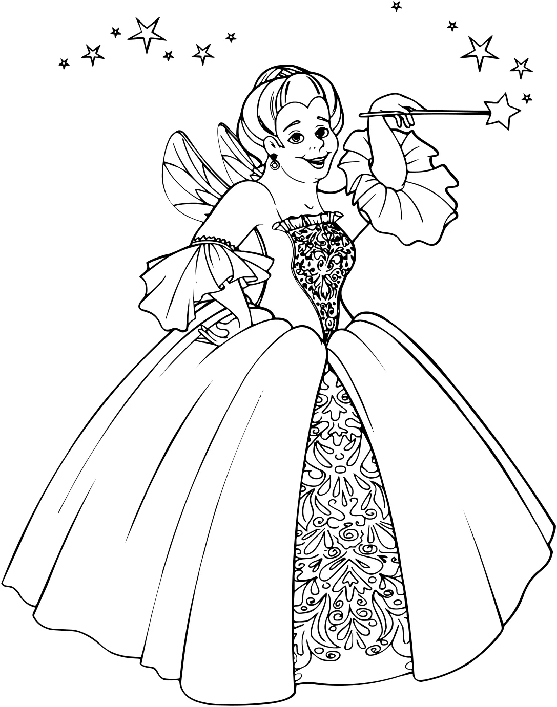 Анна. Принцесса. Раскраска. My name is Anna Coloring №12065. Популярные раскраски. Все принцессы из всех мультиков, сказок, игр.