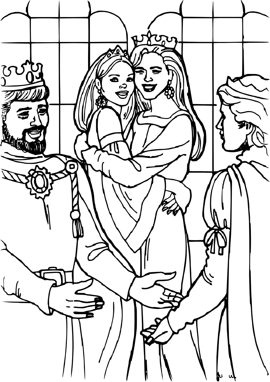 Раскраска "Принцесса Леонора" (Princess Leonora №11557. Популярные раскраски. Все принцессы из всех мультиков, сказок, игр.