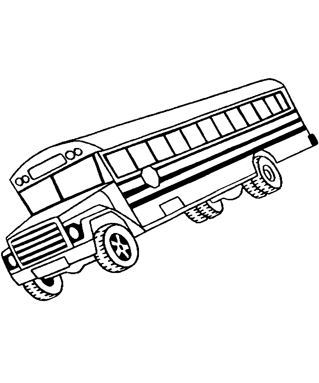 Американский Школьный Автобус №1159. Раскраски для мальчиков по категориям. Автобусы.