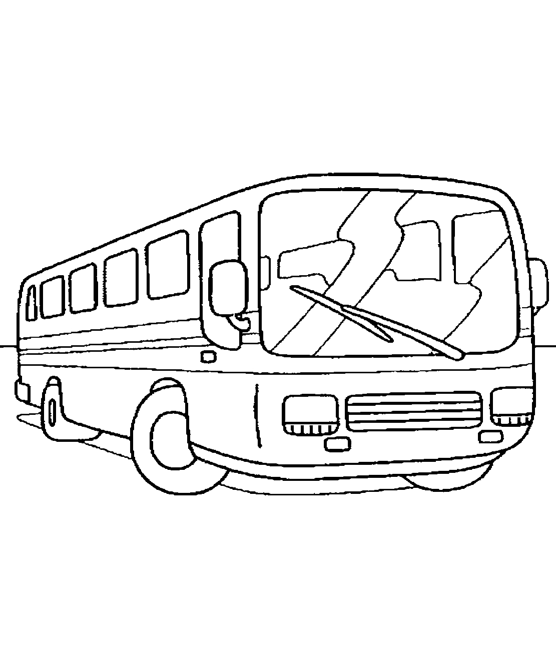 Уютный автобус №1149. Раскраски для мальчиков по категориям. Автобусы.