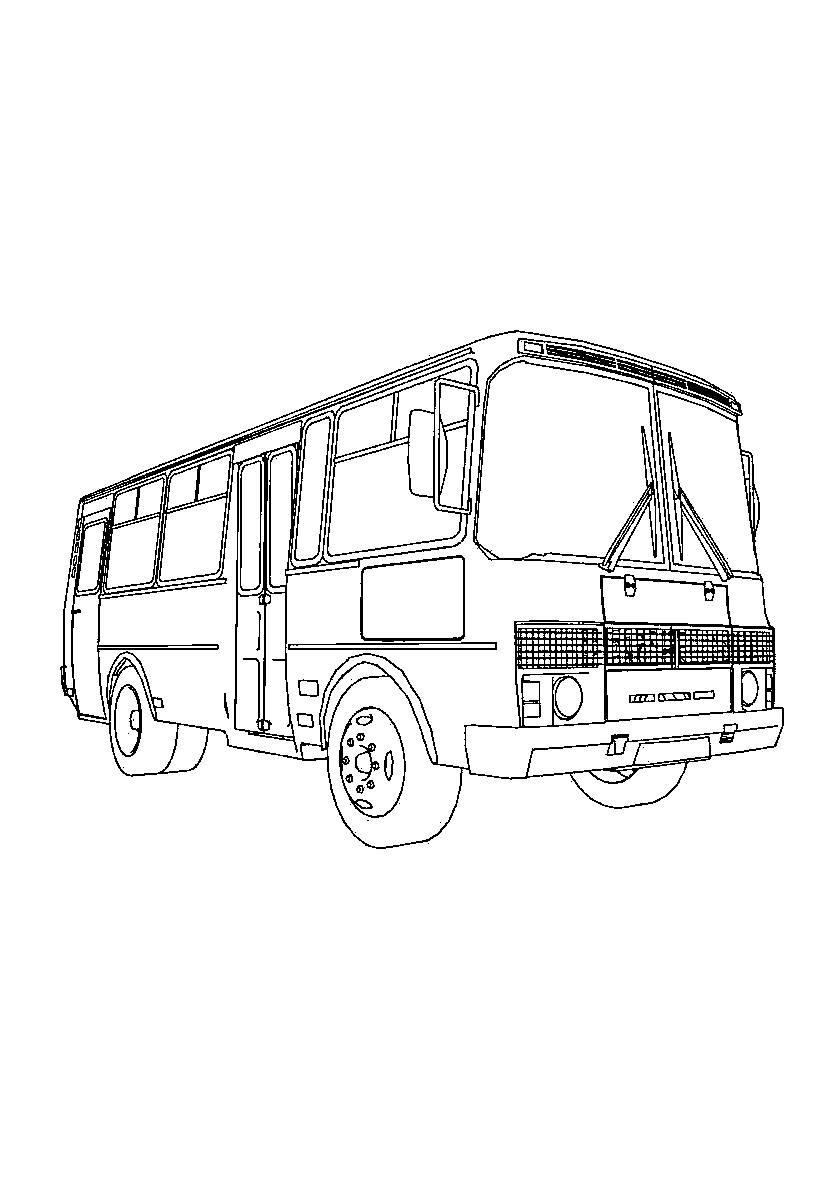 Общественный транспорт в России. Раскраска Автобус №1. Раскраски для мальчиков по категориям. Автобусы.