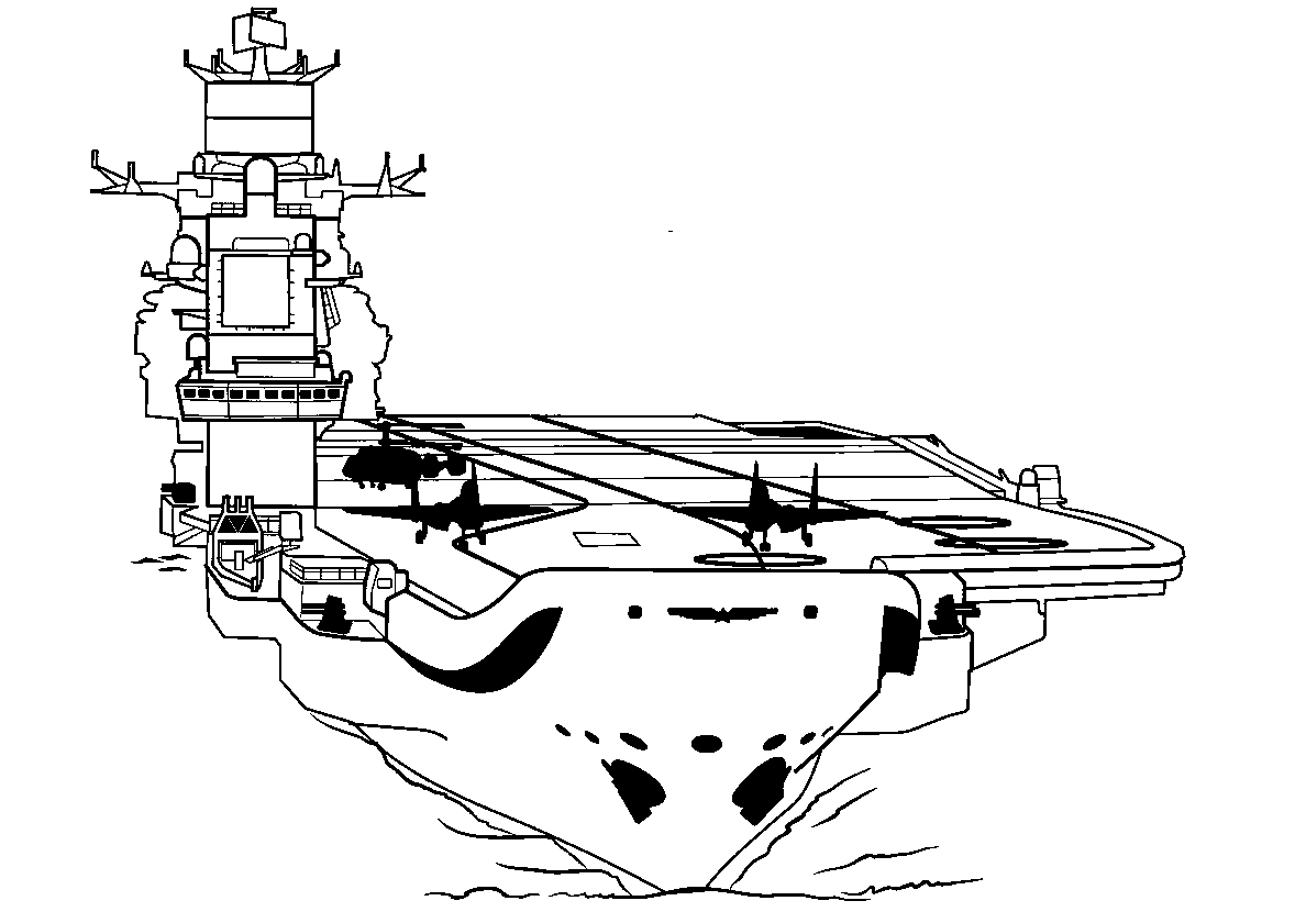 Авианосец №183. Раскраски для мальчиков по категориям. Корабли.