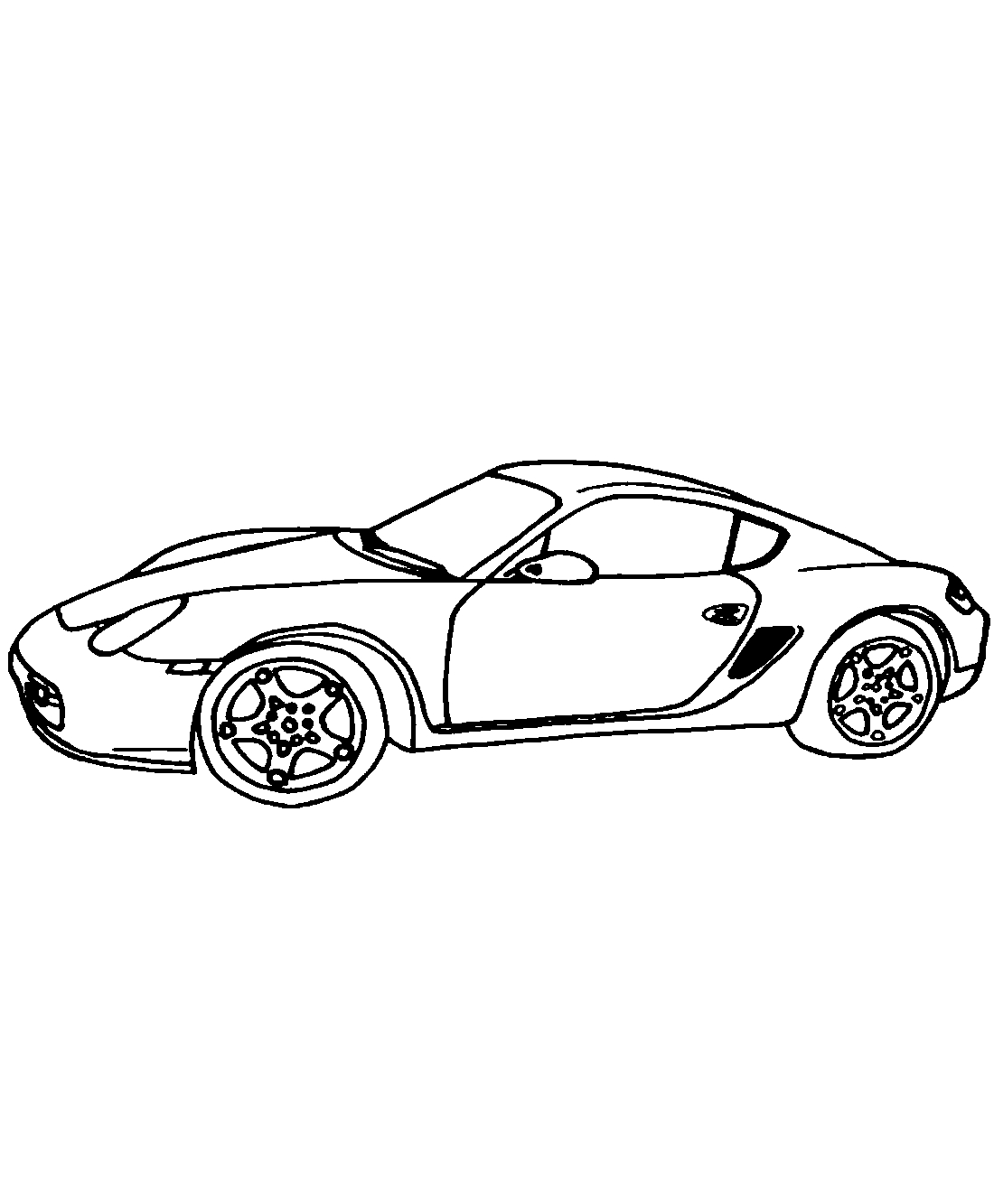 Porsche 911 для мальчиков №1231. Раскраски для мальчиков по категориям. Машины.
