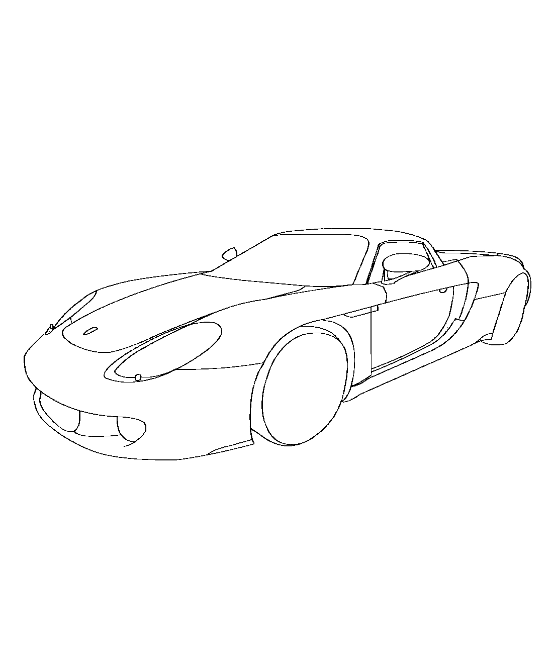 Porsche 918 Spyder №1243. Раскраски для мальчиков по категориям. Машины.
