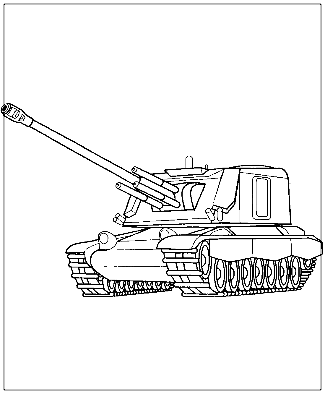 GCT SP Франция №879. Раскраски для мальчиков по категориям. Танки.