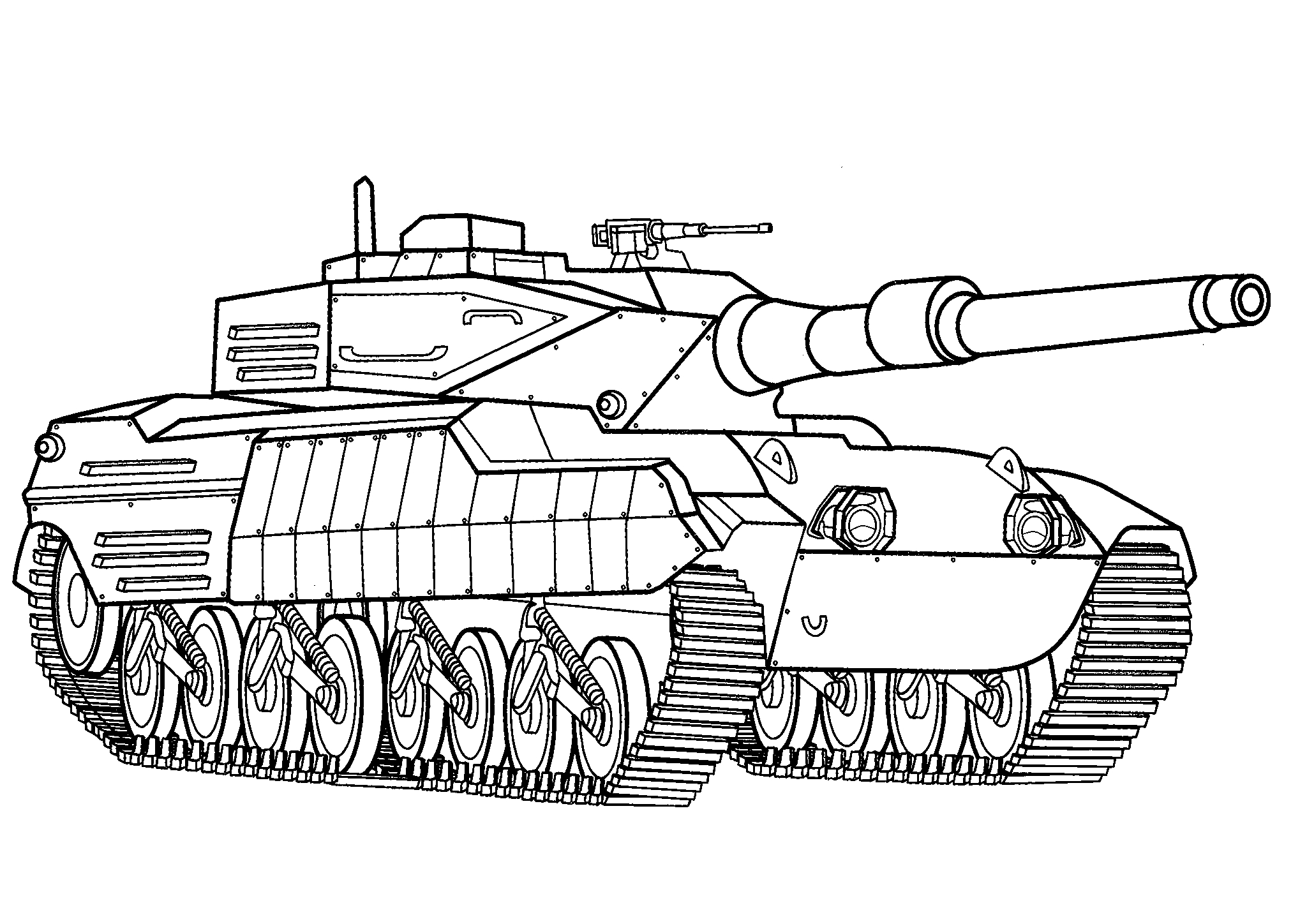 Stingray 2 (США №1652. Раскраски для мальчиков по категориям. Танки.
