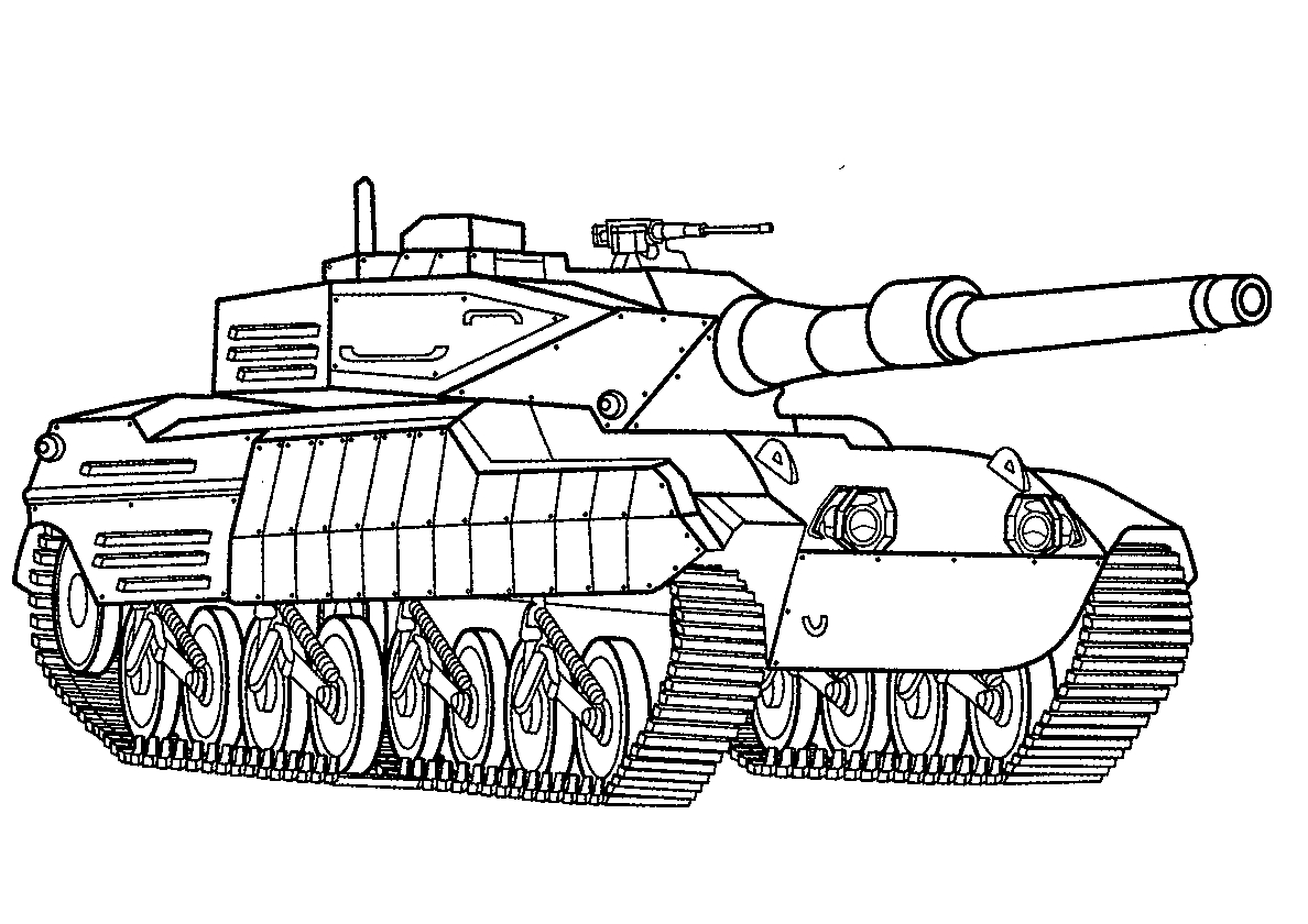 Stingray 2 (США №418. Раскраски для мальчиков по категориям. Танки.