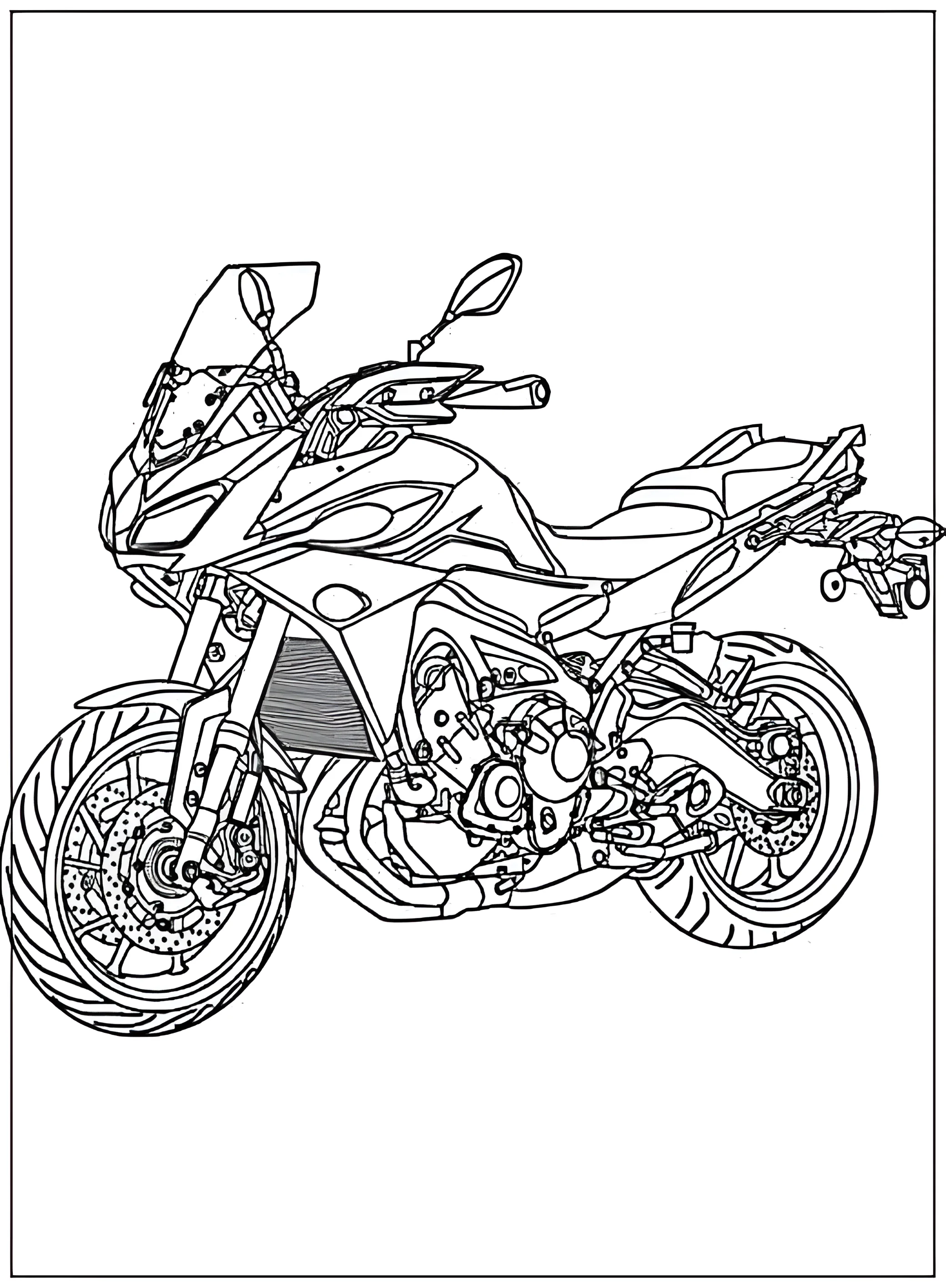 Honda дорожник №2740. Раскраски по возрастам и полу. Раскраски для мальчиков.