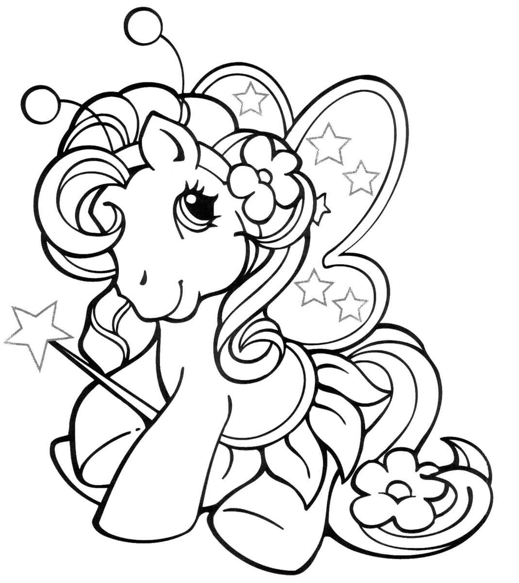 My Little Pony №4945. Популярные раскраски. Раскраски из мультиков.