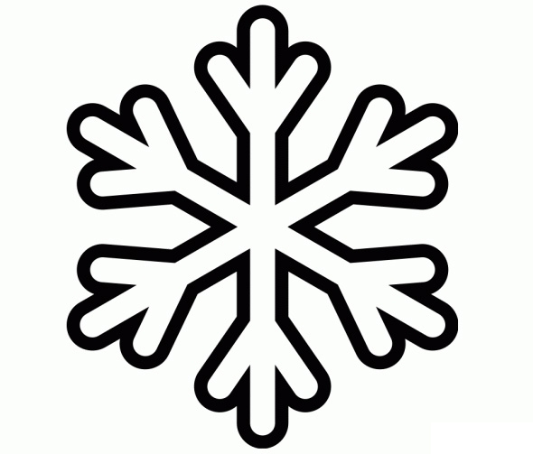 Северная снежинка №7143. Праздничные и сезонные раскраски. Новогодние раскраски.