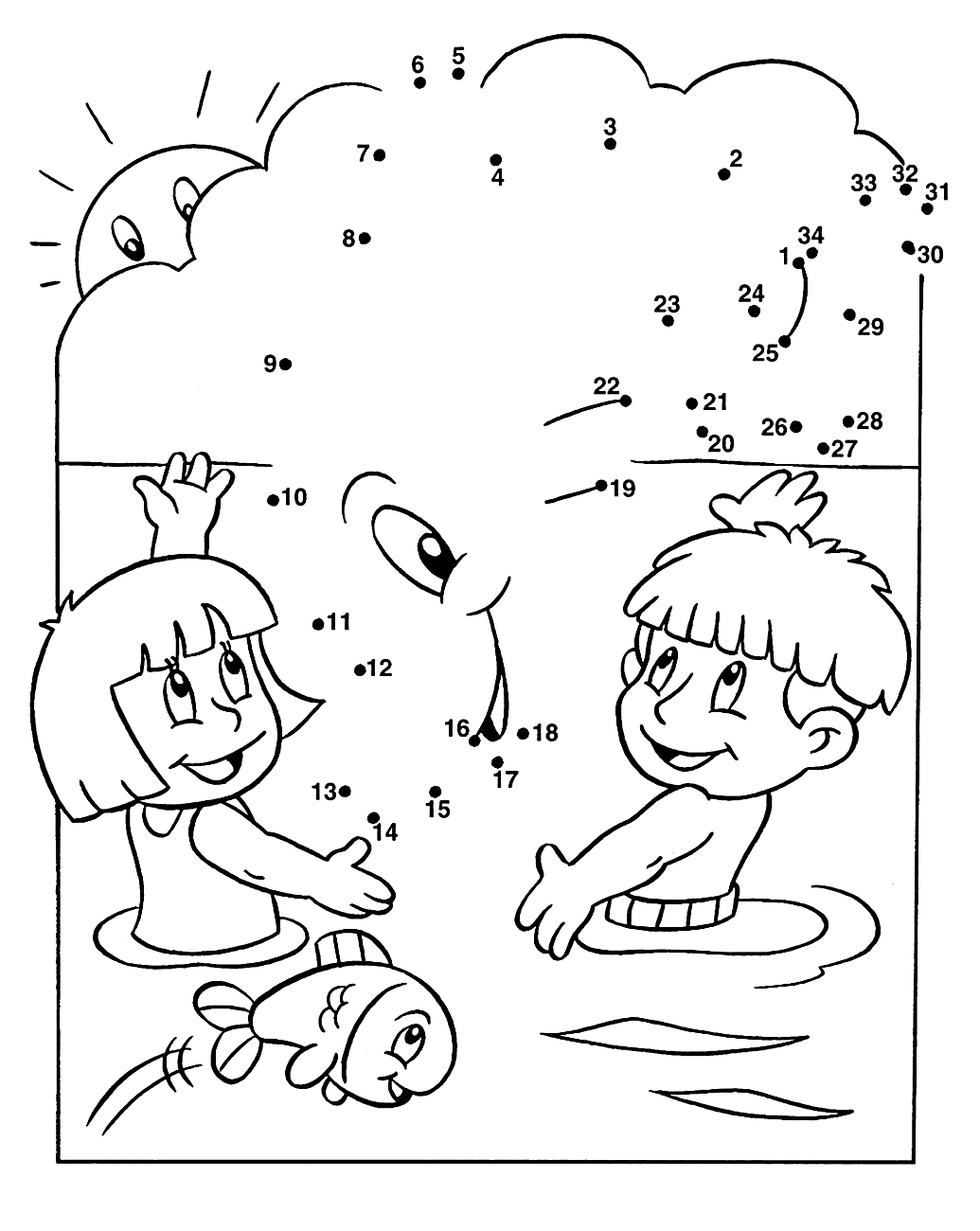 Задание: Соедини по точкам для детей 7-8 лет №639. Рисование. Рисование по точкам.