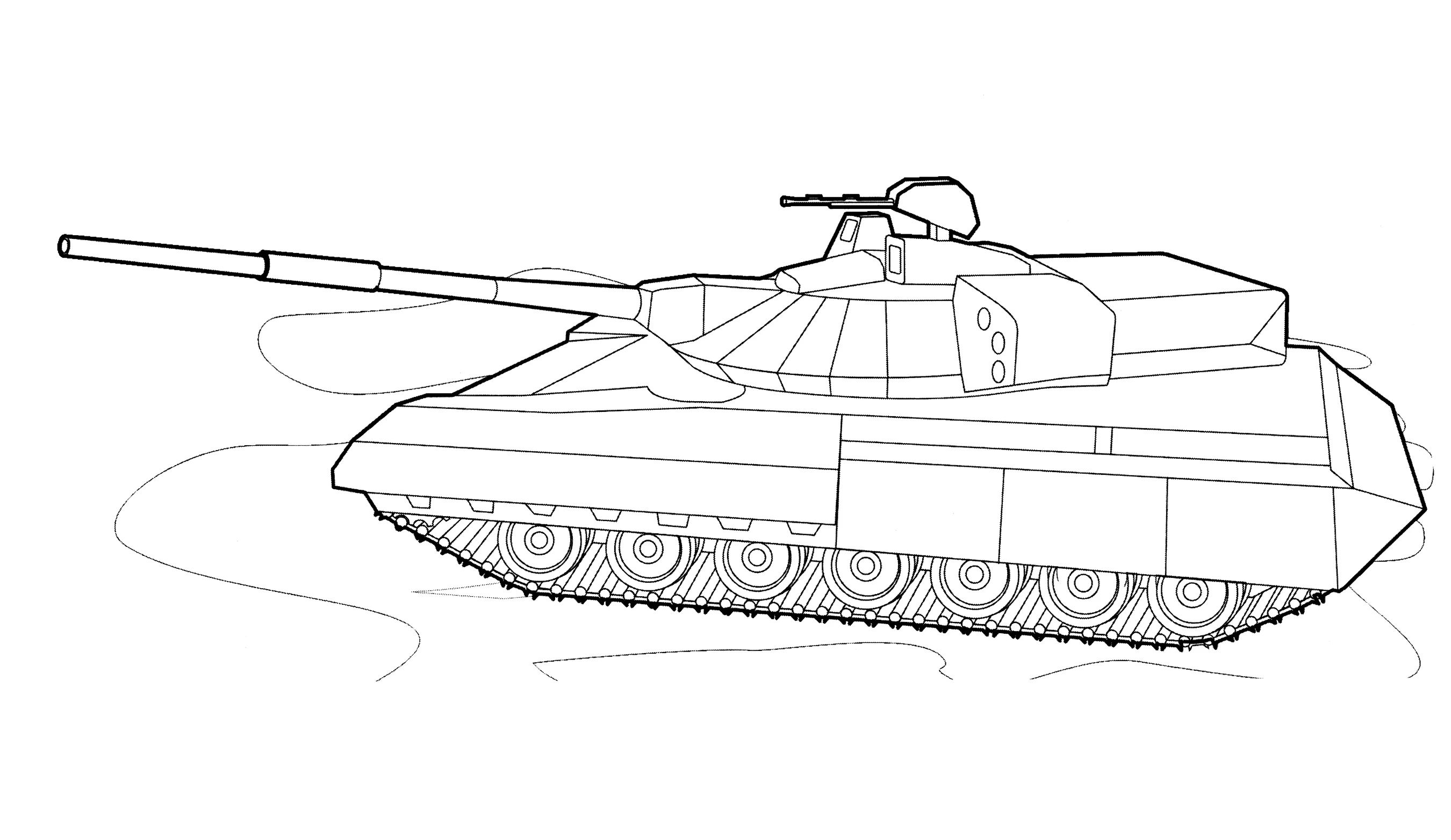 Т-640 "Черный орел №15037. Раскраски по возрастам и полу. Раскраски для мальчиков (техника).