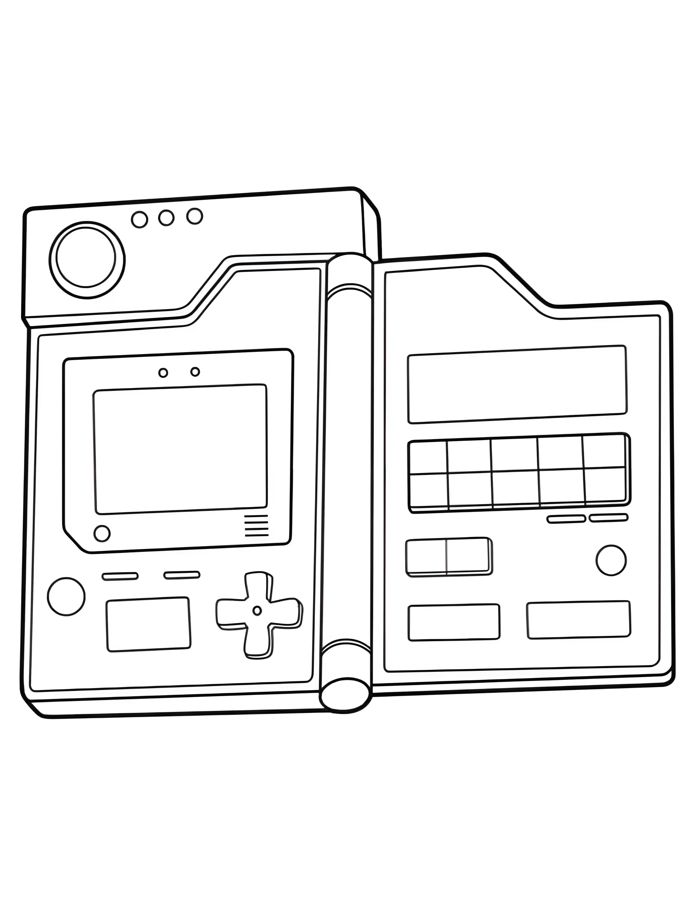Покедекс для раскрашивания для детей №7404. Раскраски из игр. Покемон (Pokemon).