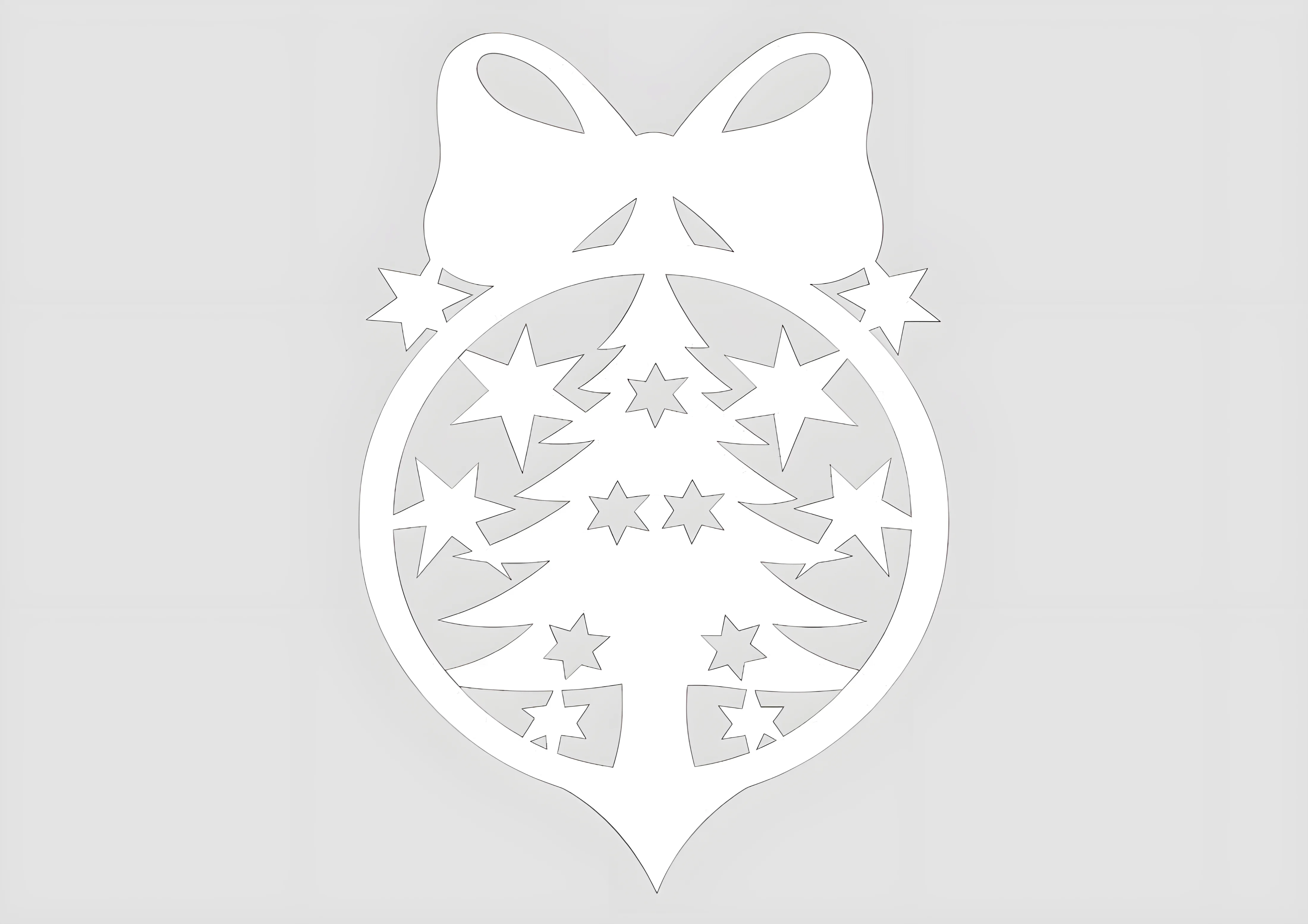 Трафарет на окно новый год №2268. Шаблоны и вытынанки. Большие вытынанки снежинок
.